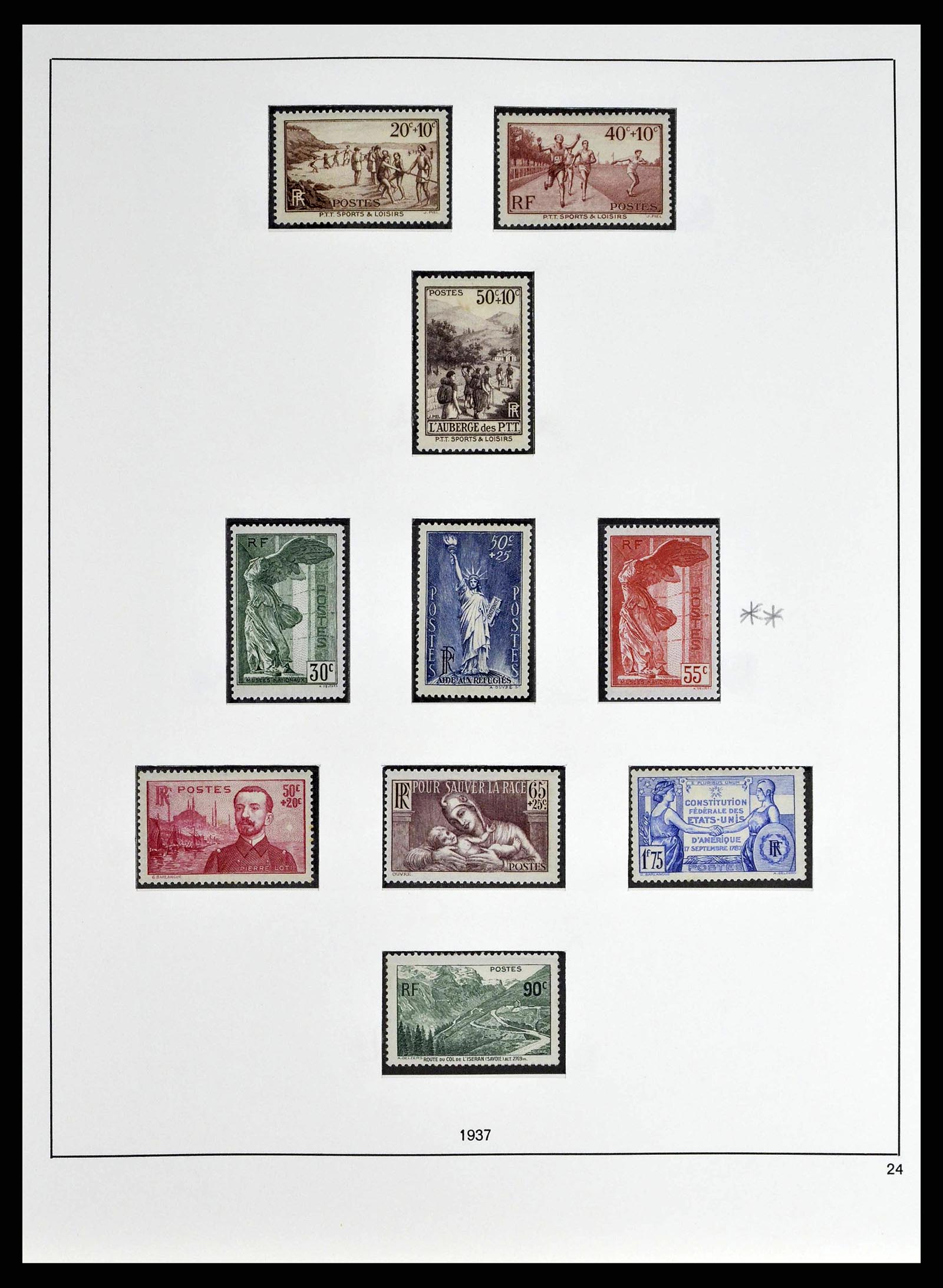 38640 0018 - Postzegelverzameling 38640 Frankrijk 1900-1974.