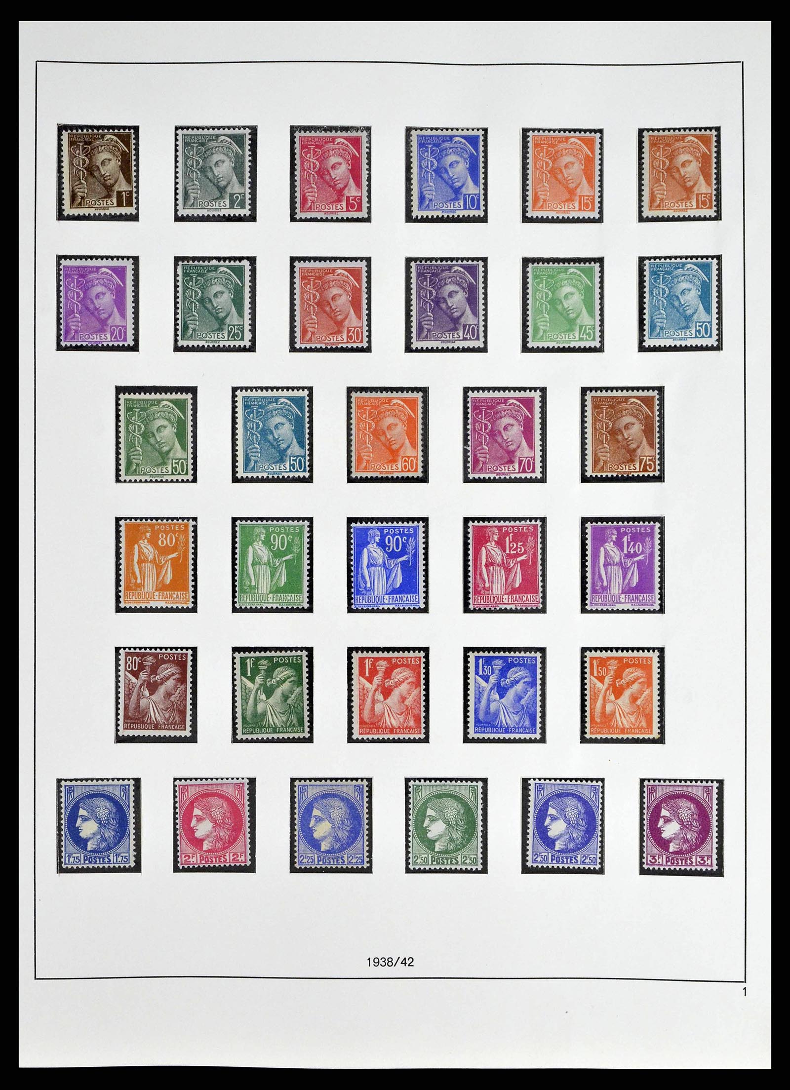 38640 0020 - Postzegelverzameling 38640 Frankrijk 1900-1974.