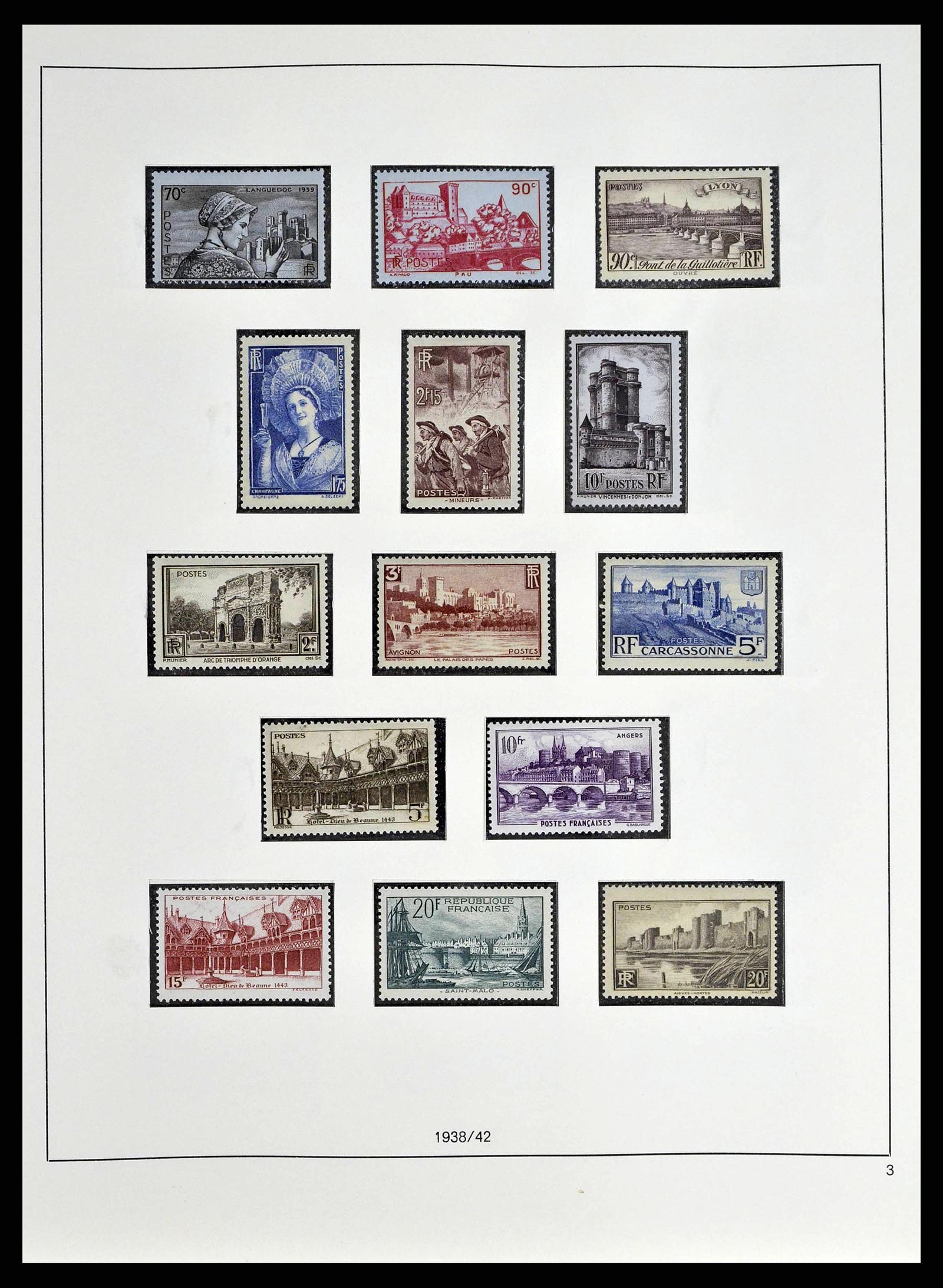 38640 0022 - Postzegelverzameling 38640 Frankrijk 1900-1974.