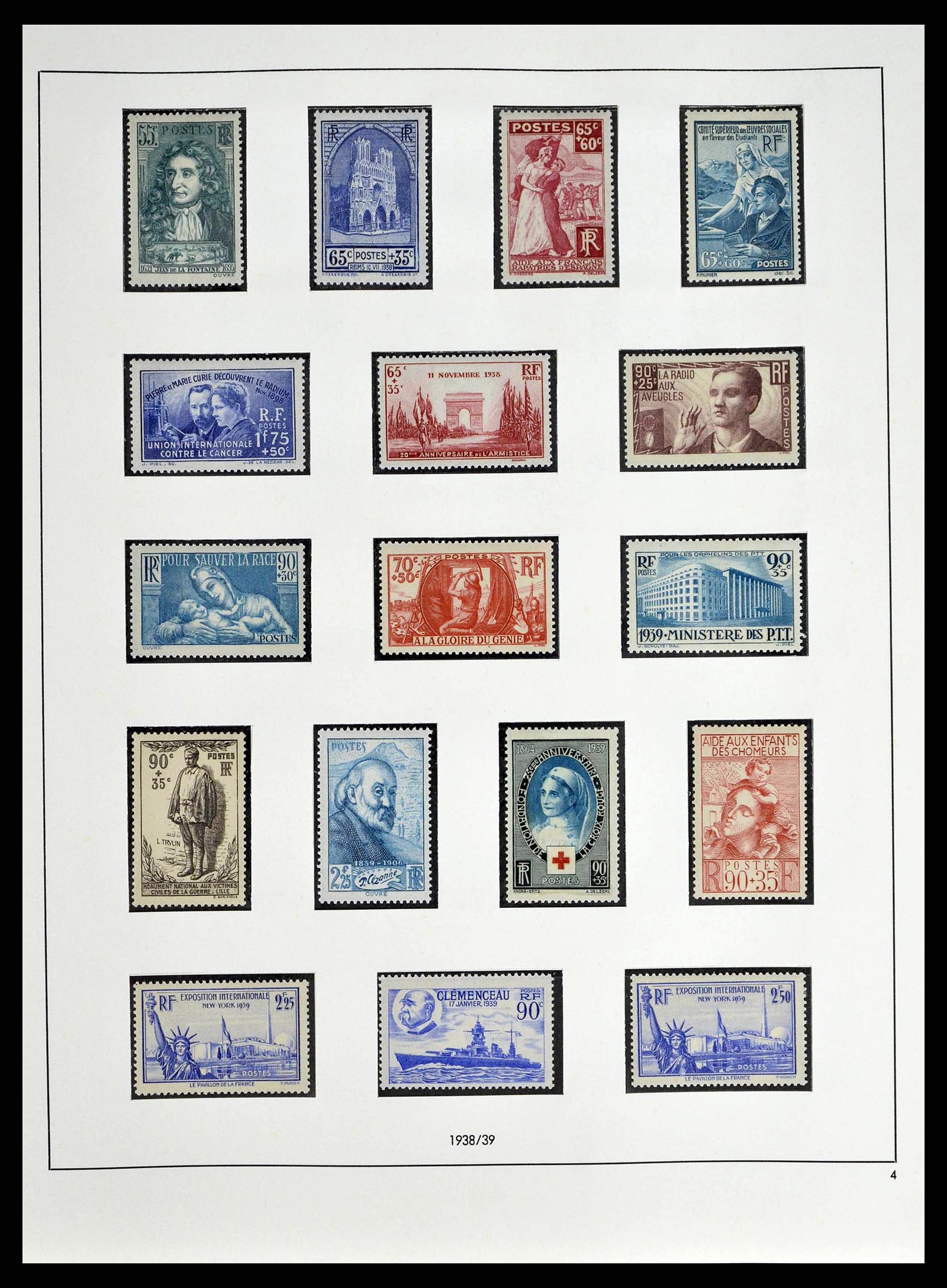 38640 0023 - Postzegelverzameling 38640 Frankrijk 1900-1974.