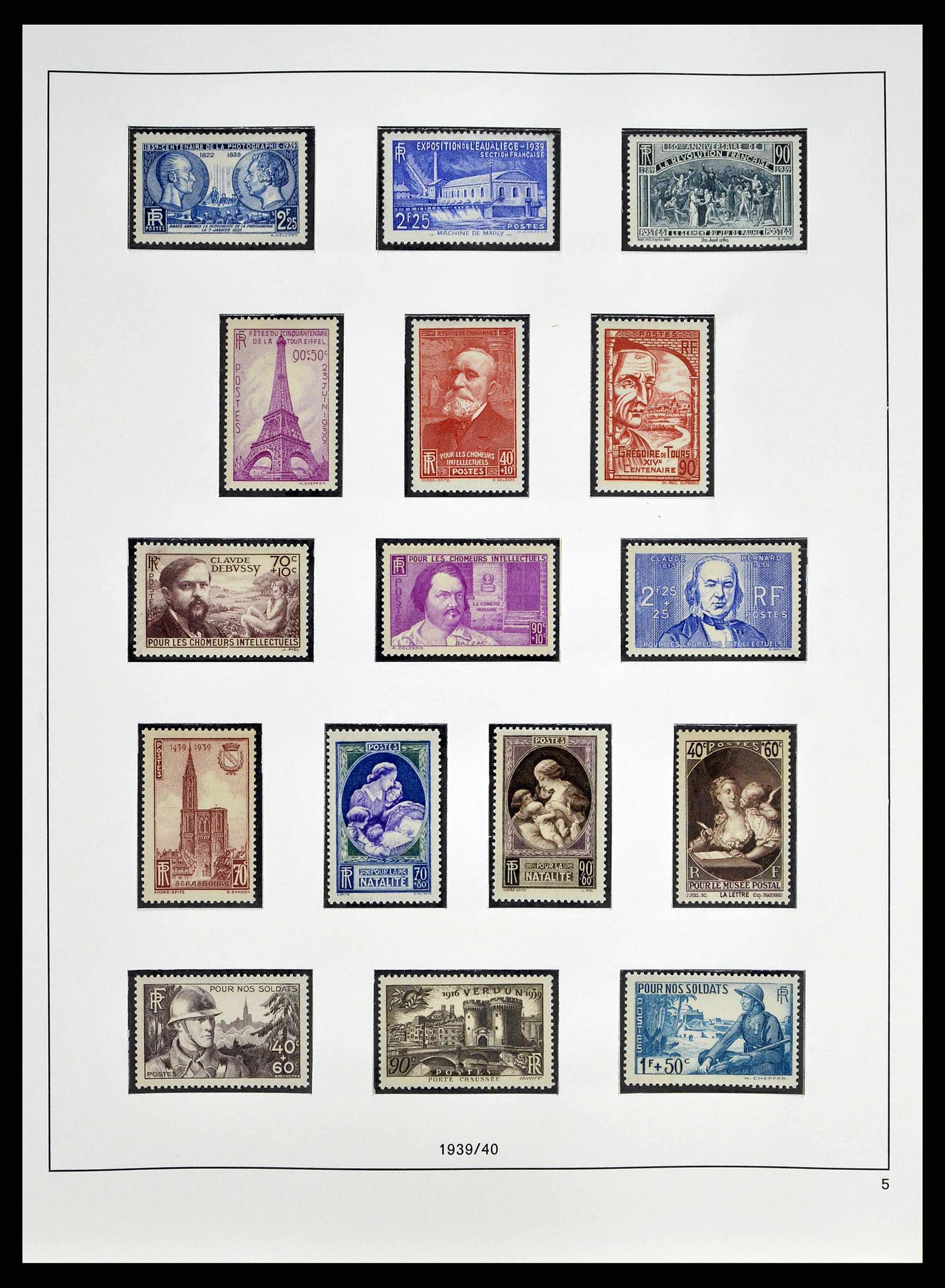 38640 0024 - Postzegelverzameling 38640 Frankrijk 1900-1974.