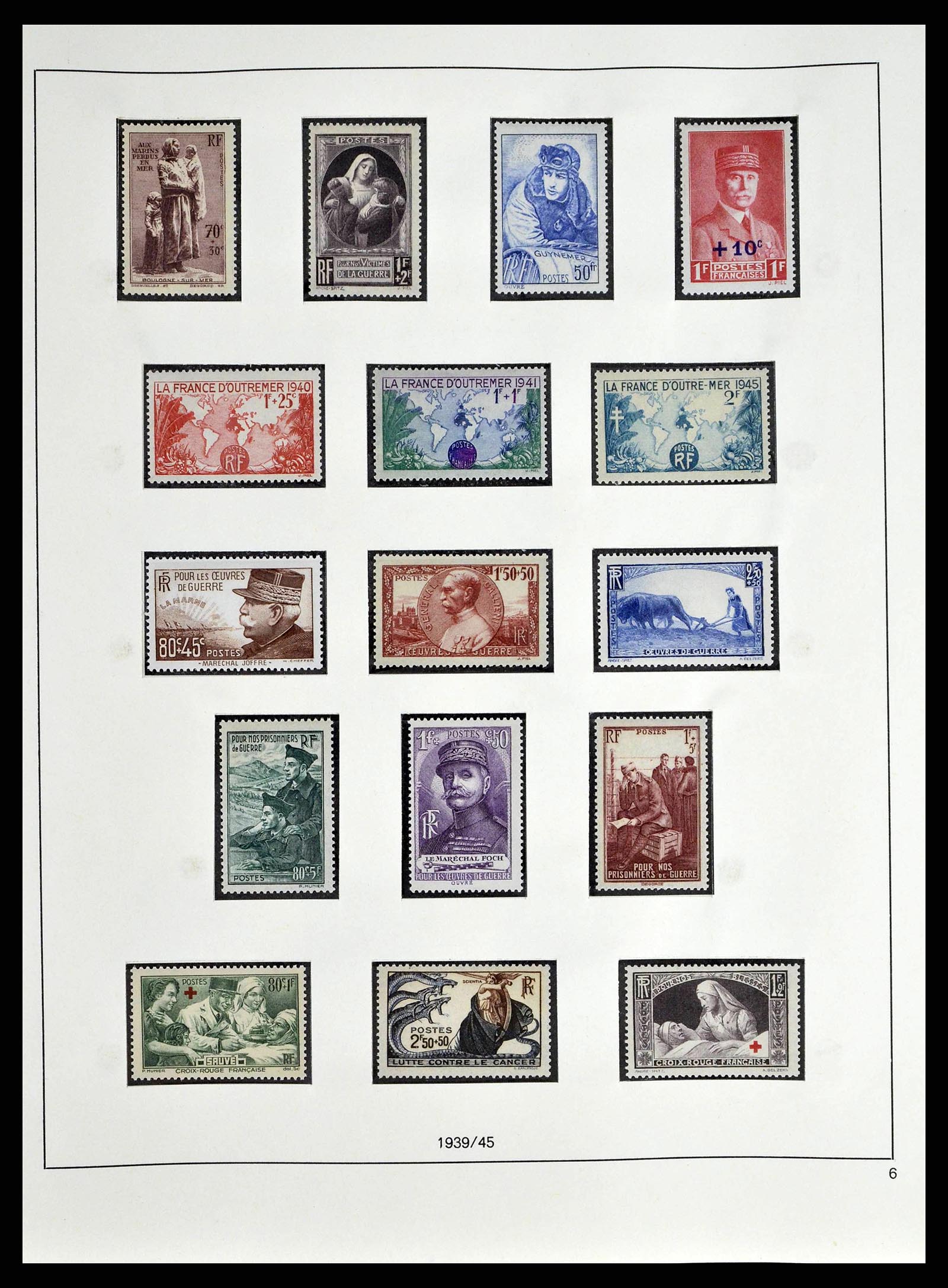 38640 0025 - Postzegelverzameling 38640 Frankrijk 1900-1974.