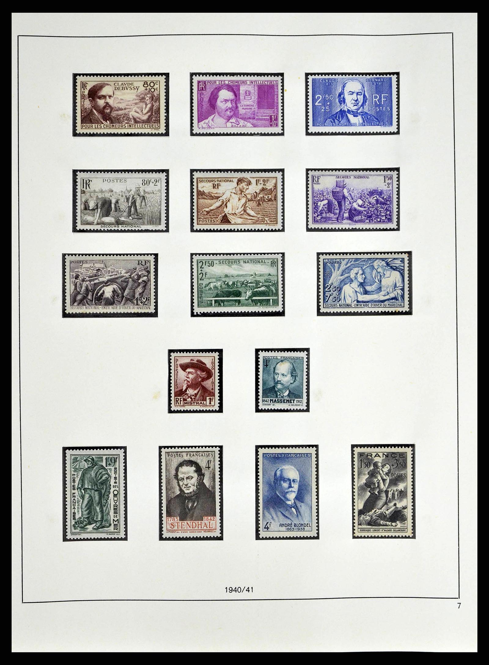 38640 0026 - Postzegelverzameling 38640 Frankrijk 1900-1974.