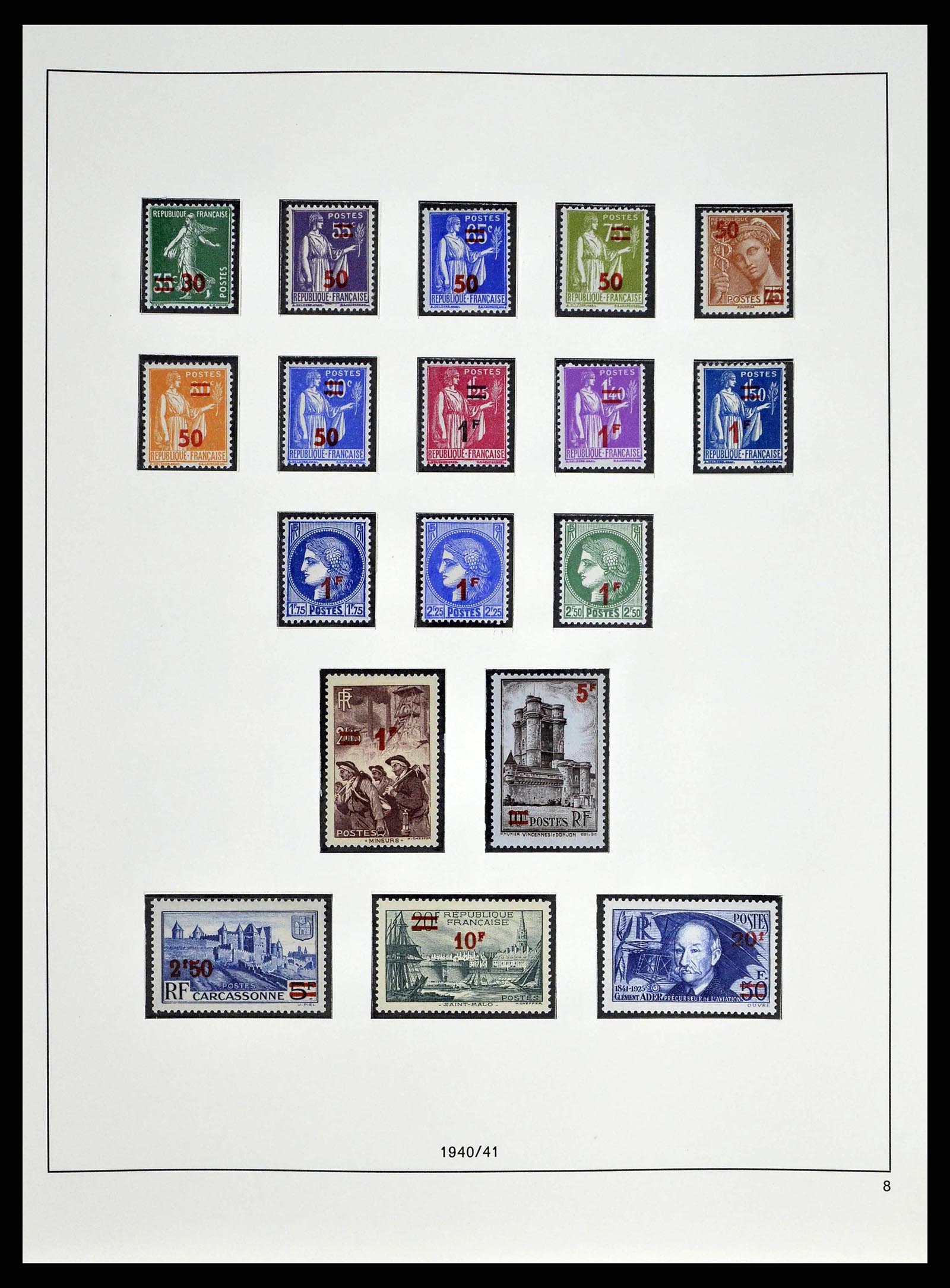38640 0027 - Postzegelverzameling 38640 Frankrijk 1900-1974.