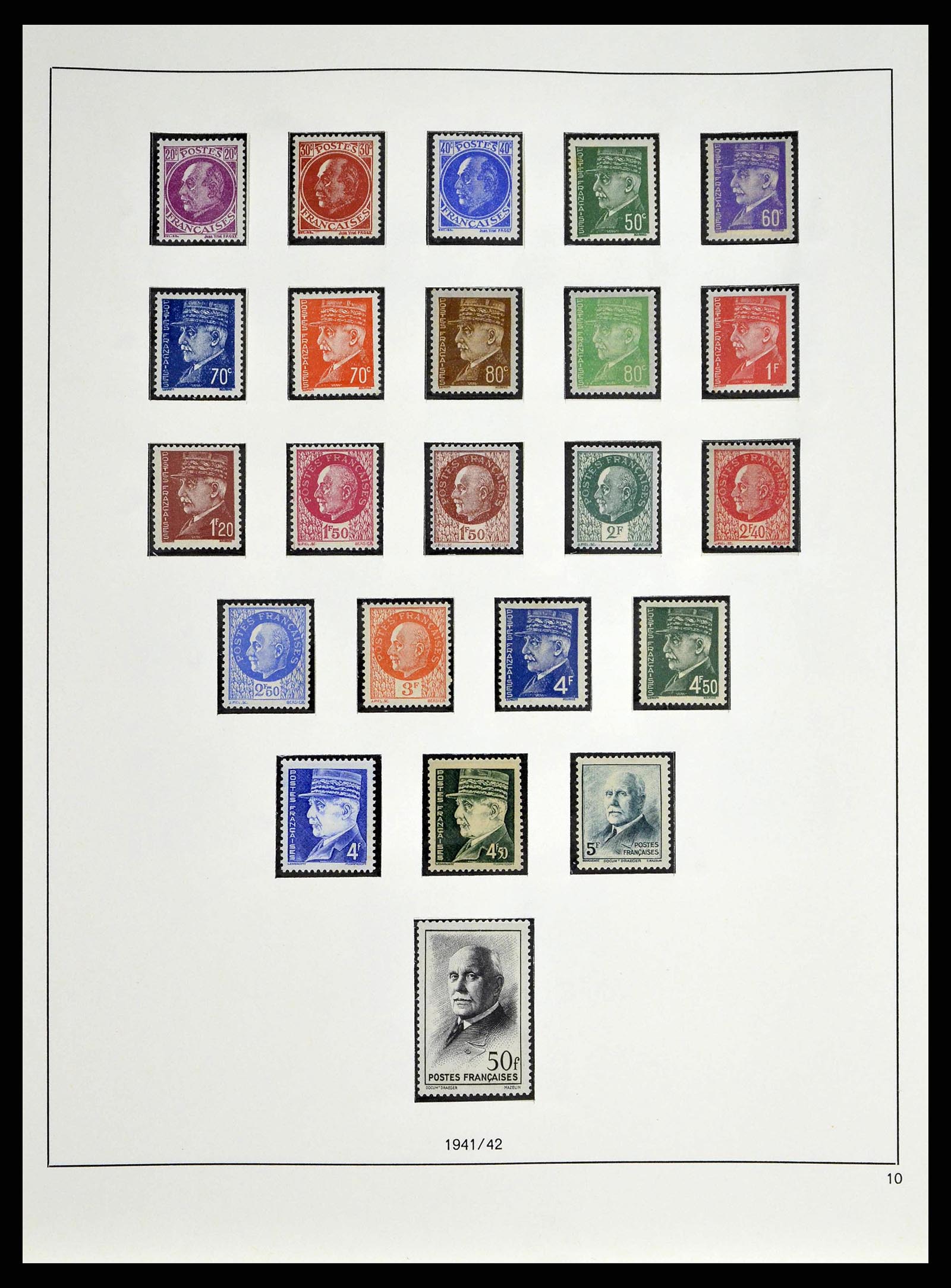 38640 0029 - Postzegelverzameling 38640 Frankrijk 1900-1974.