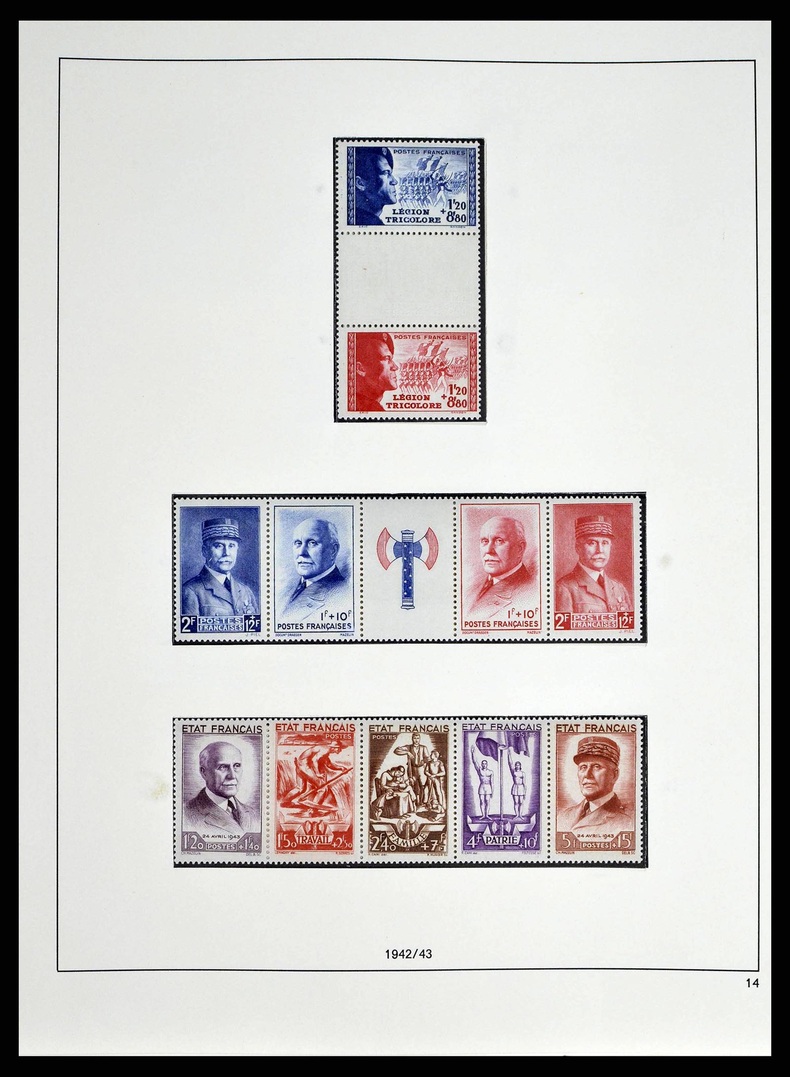 38640 0033 - Postzegelverzameling 38640 Frankrijk 1900-1974.