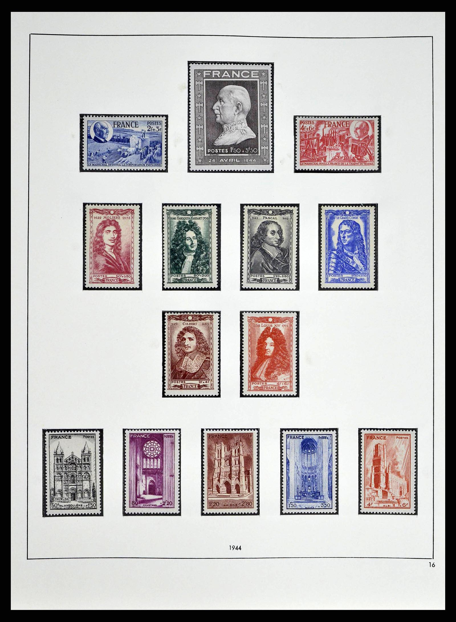 38640 0035 - Stamp collection 38640 France 1900-1974.