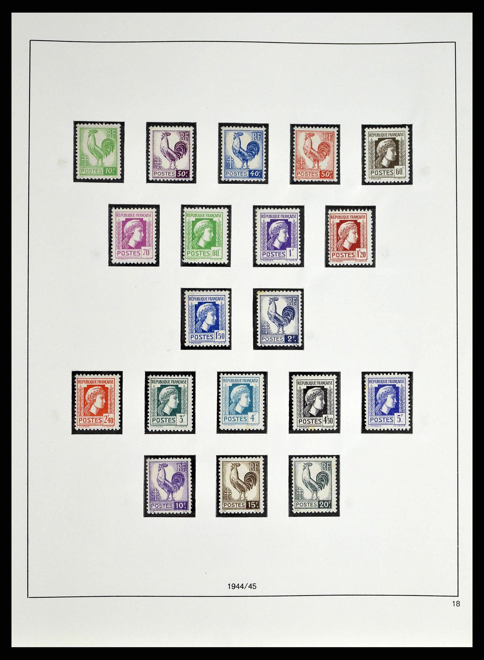 38640 0036 - Postzegelverzameling 38640 Frankrijk 1900-1974.