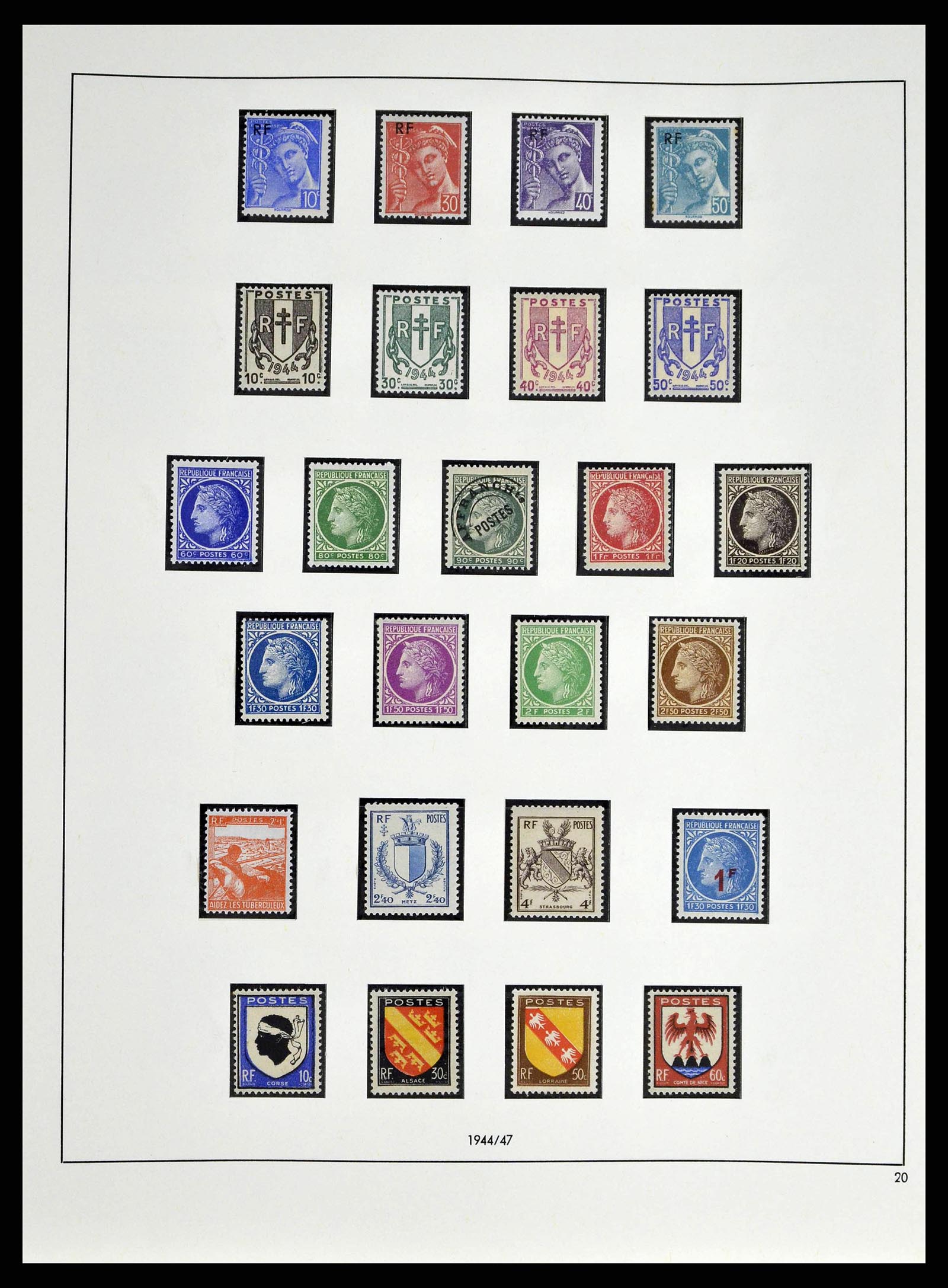38640 0038 - Postzegelverzameling 38640 Frankrijk 1900-1974.