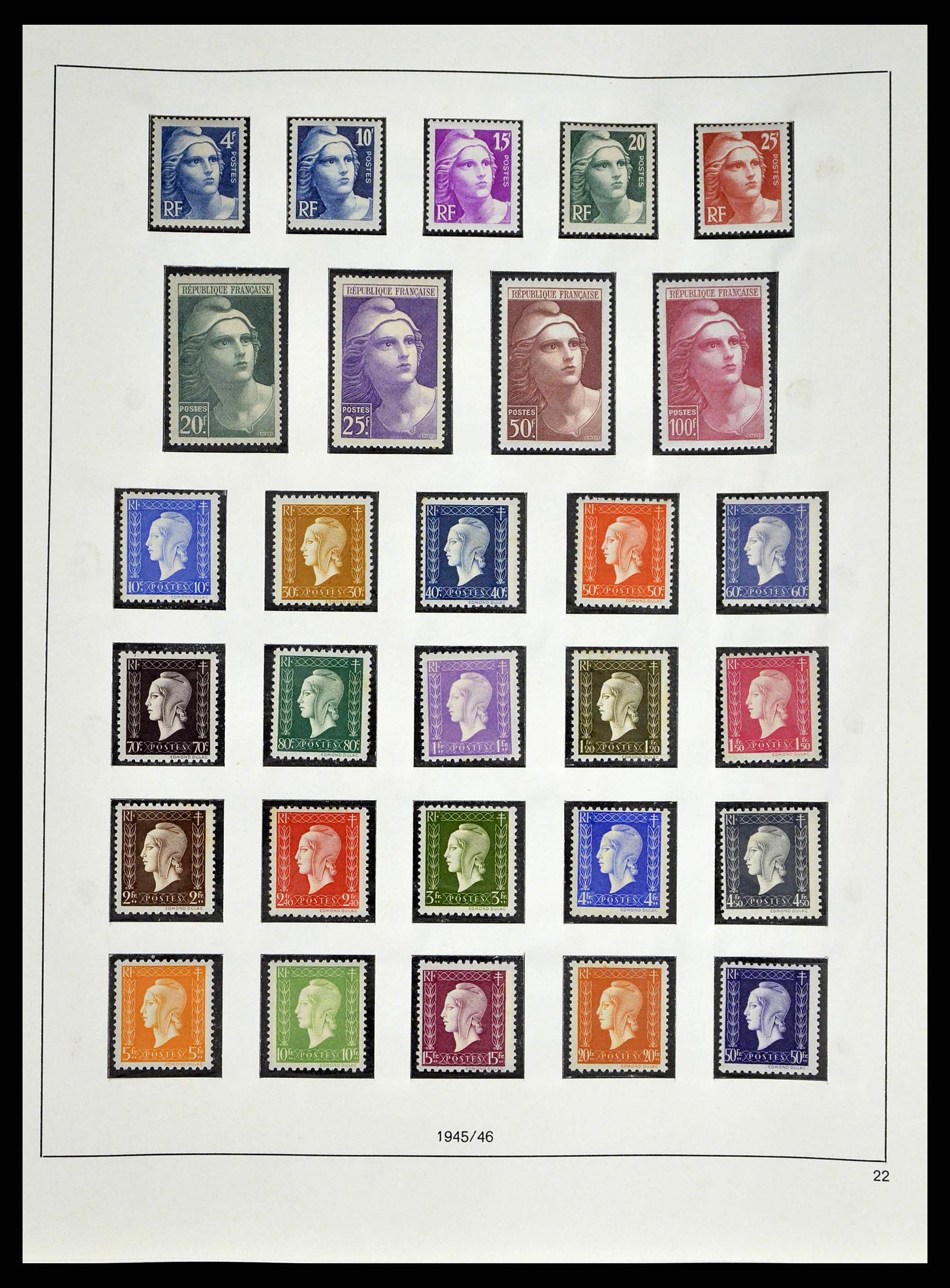 38640 0040 - Postzegelverzameling 38640 Frankrijk 1900-1974.