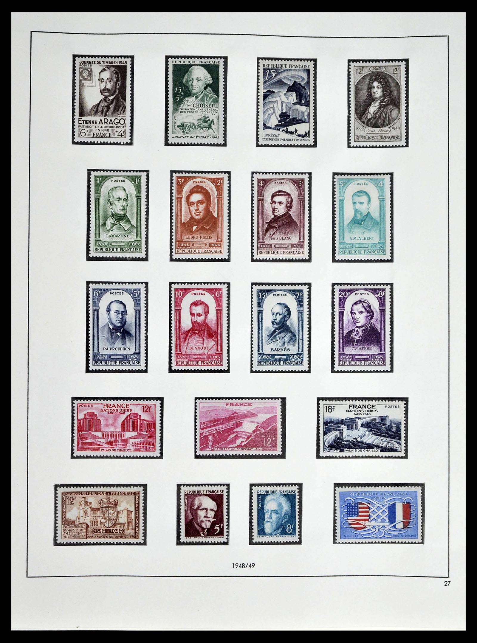38640 0045 - Stamp collection 38640 France 1900-1974.