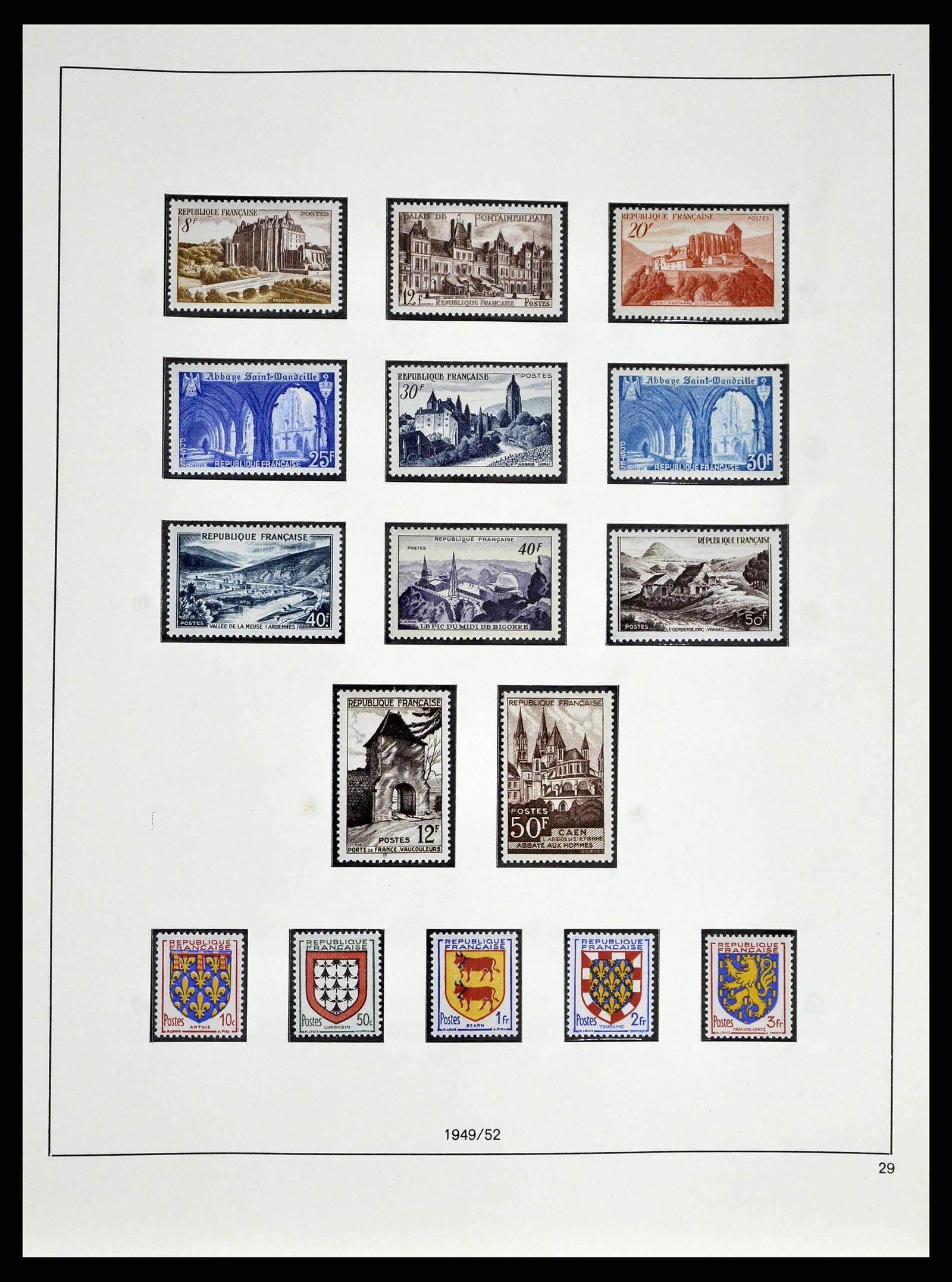 38640 0047 - Postzegelverzameling 38640 Frankrijk 1900-1974.