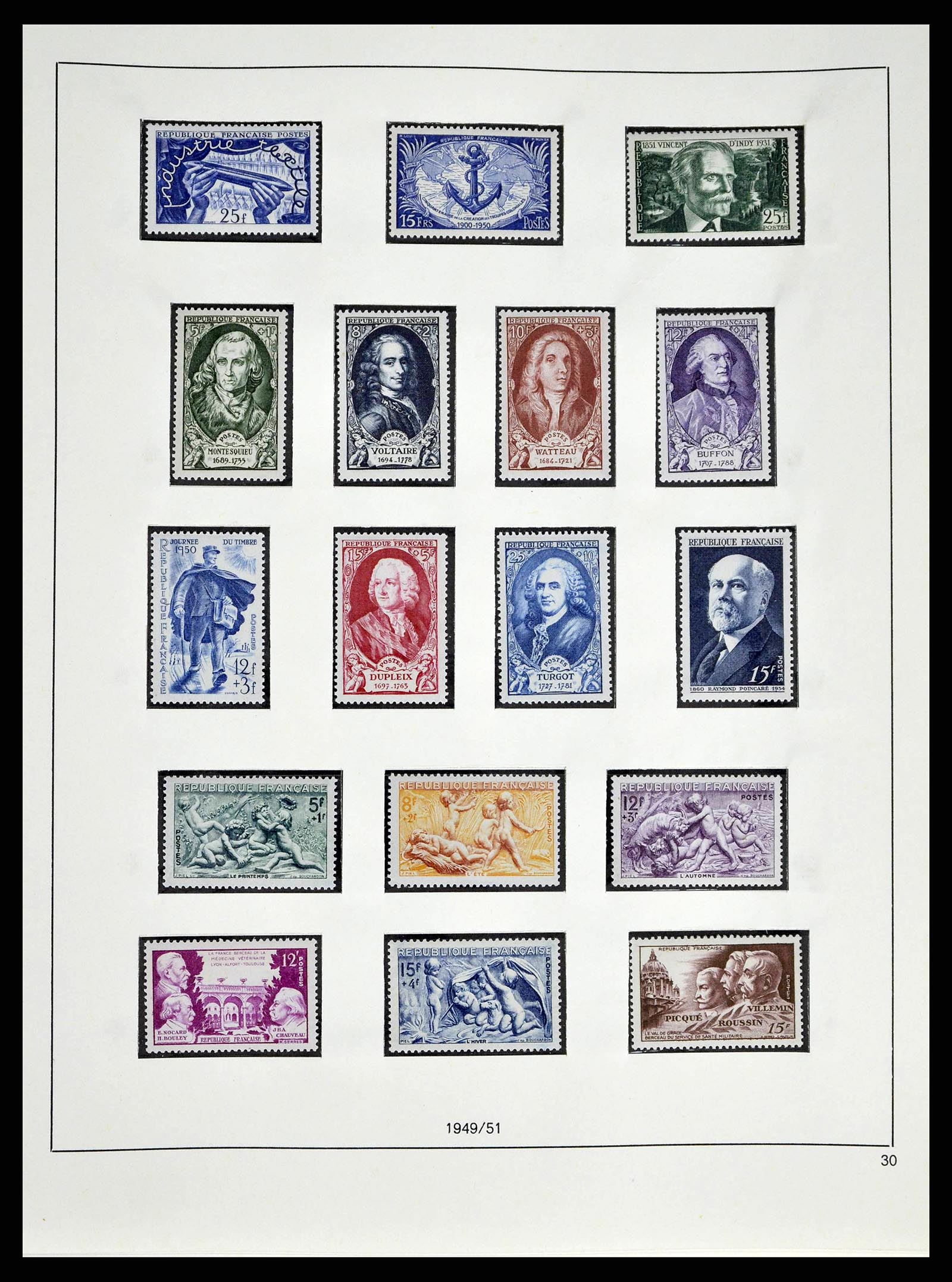 38640 0048 - Postzegelverzameling 38640 Frankrijk 1900-1974.
