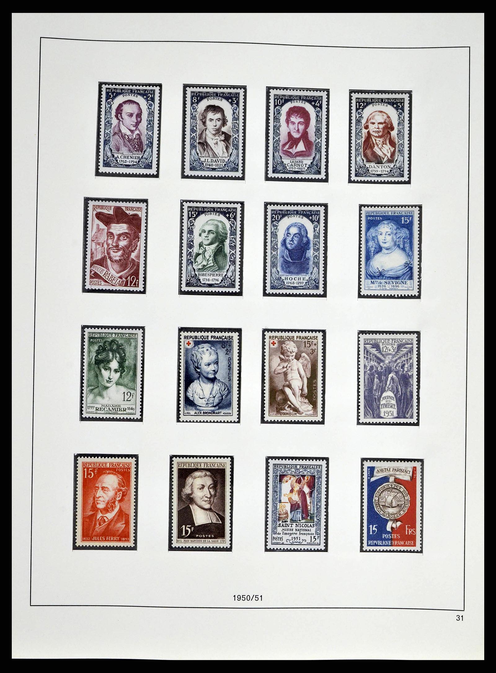 38640 0049 - Postzegelverzameling 38640 Frankrijk 1900-1974.