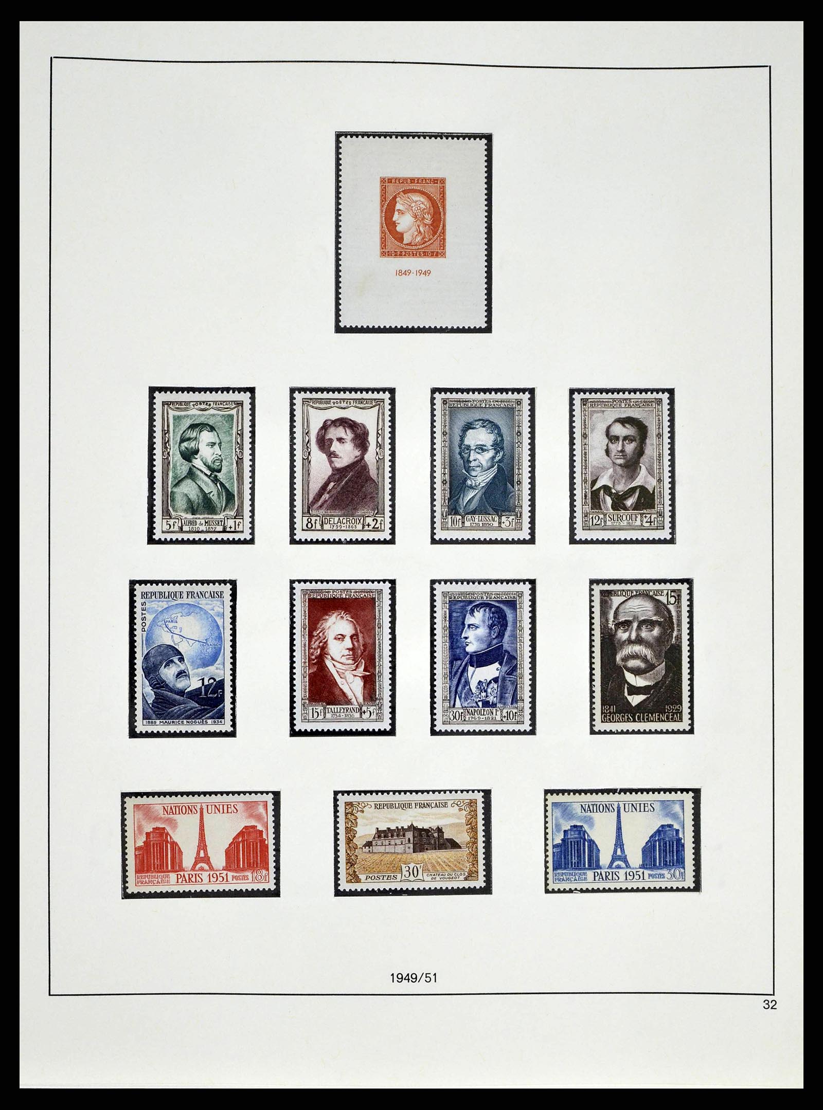 38640 0050 - Postzegelverzameling 38640 Frankrijk 1900-1974.