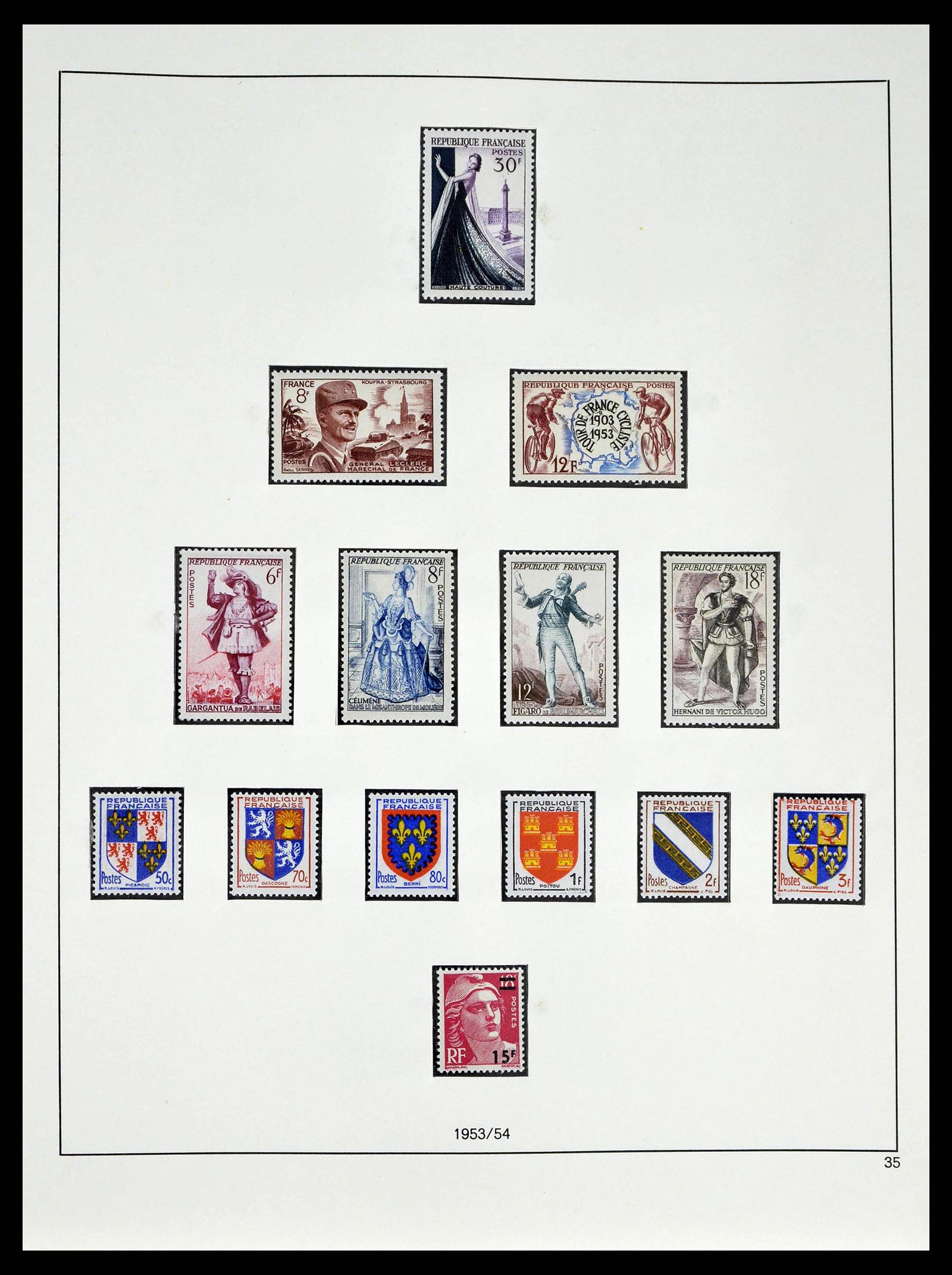 38640 0053 - Postzegelverzameling 38640 Frankrijk 1900-1974.