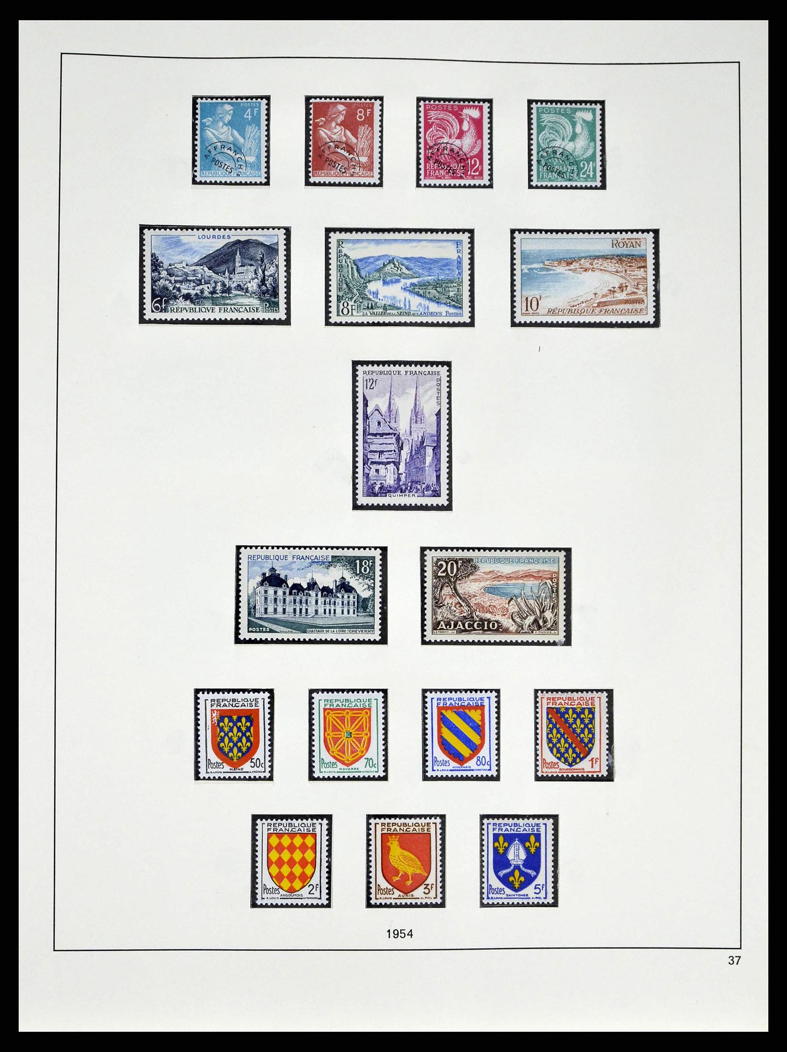 38640 0055 - Postzegelverzameling 38640 Frankrijk 1900-1974.