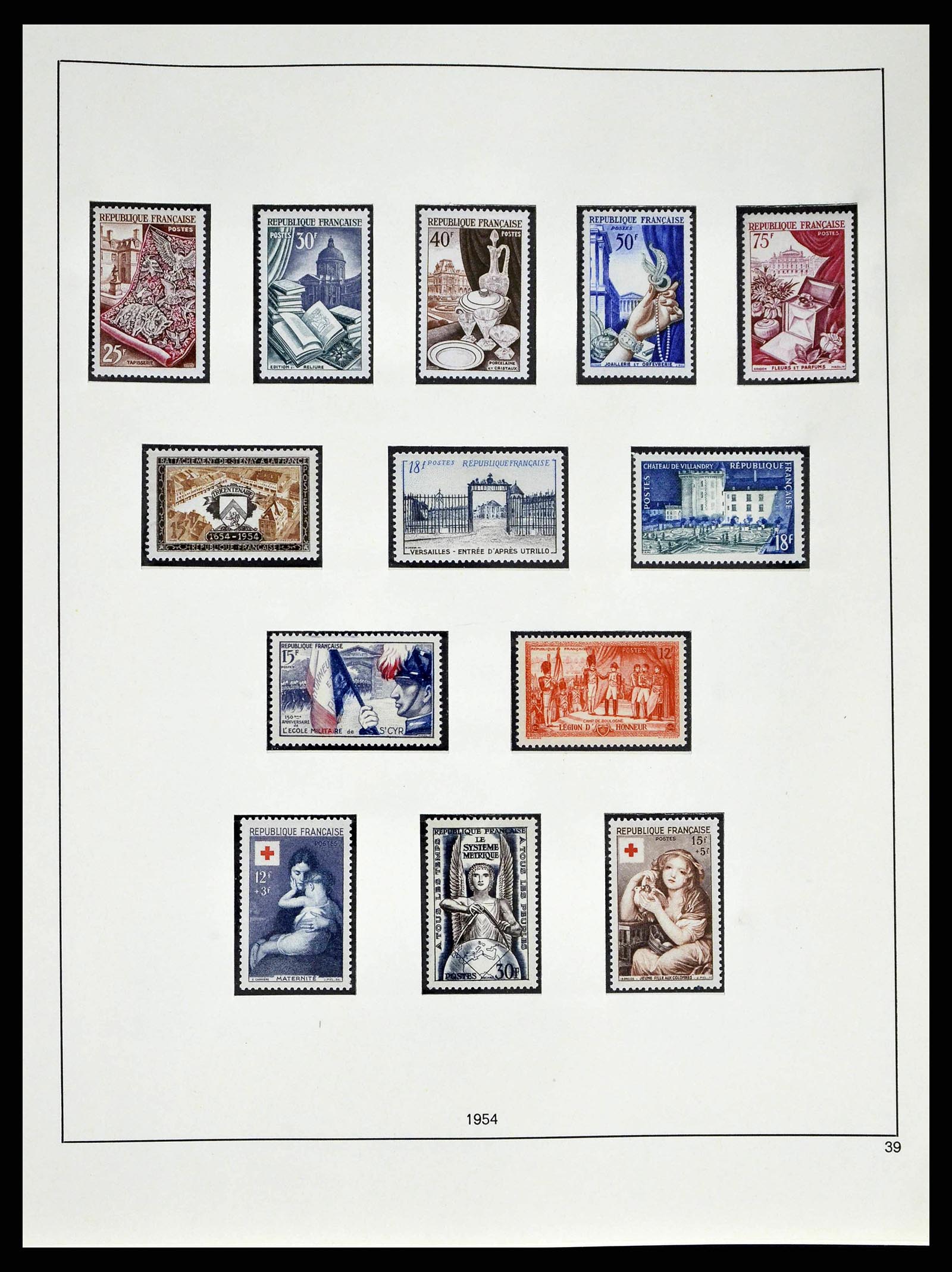 38640 0057 - Postzegelverzameling 38640 Frankrijk 1900-1974.