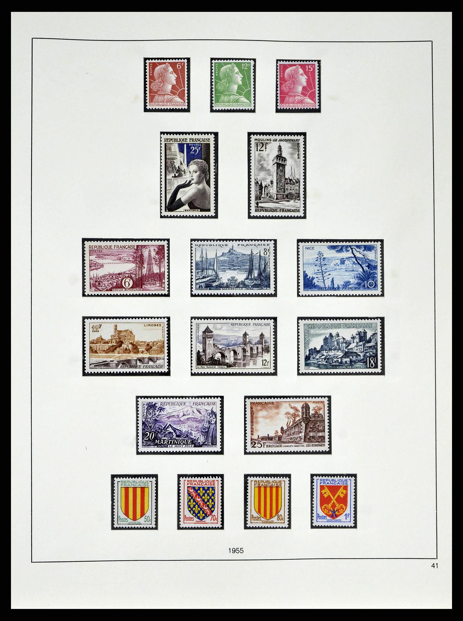 38640 0059 - Postzegelverzameling 38640 Frankrijk 1900-1974.