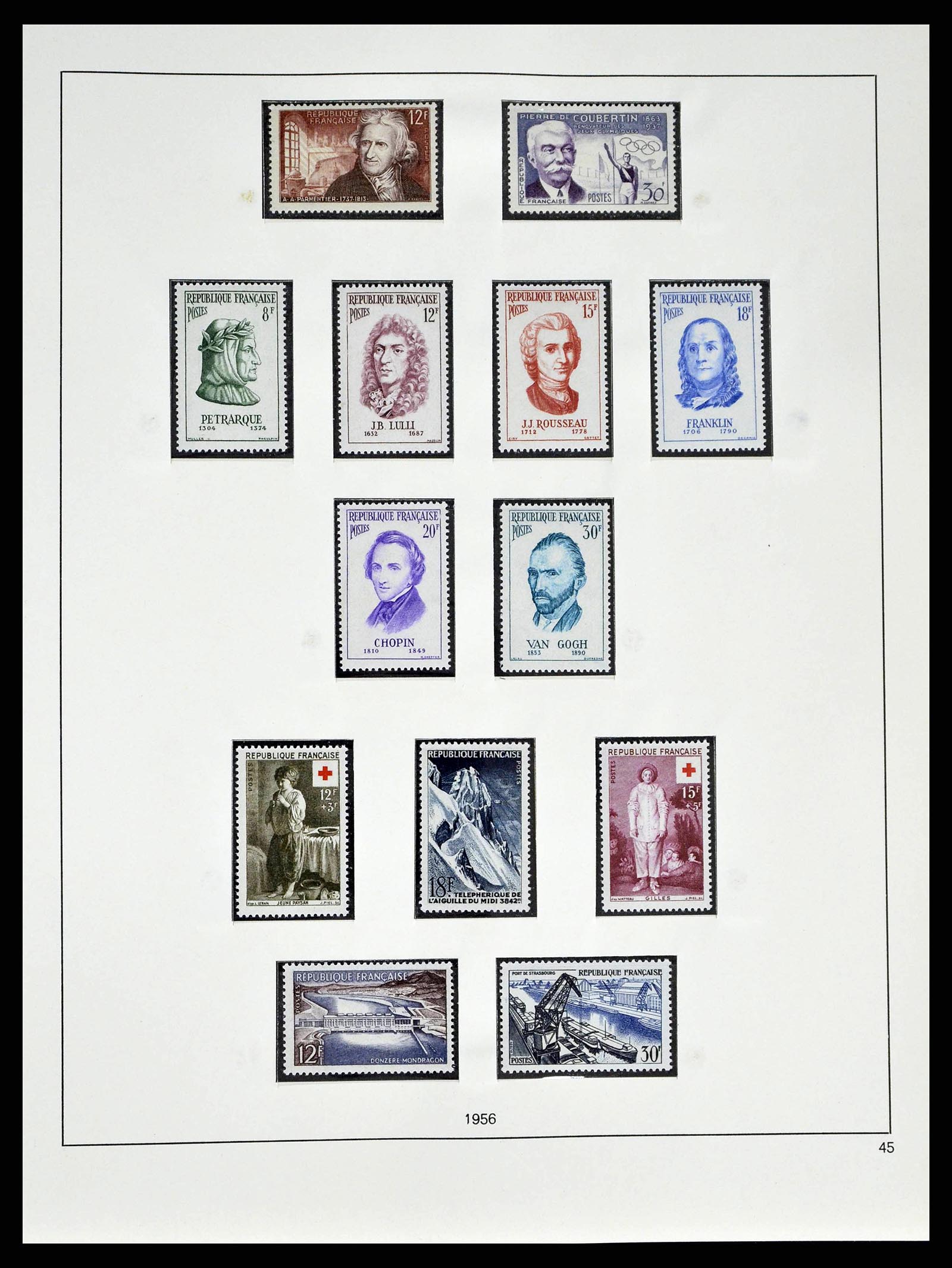38640 0063 - Stamp collection 38640 France 1900-1974.