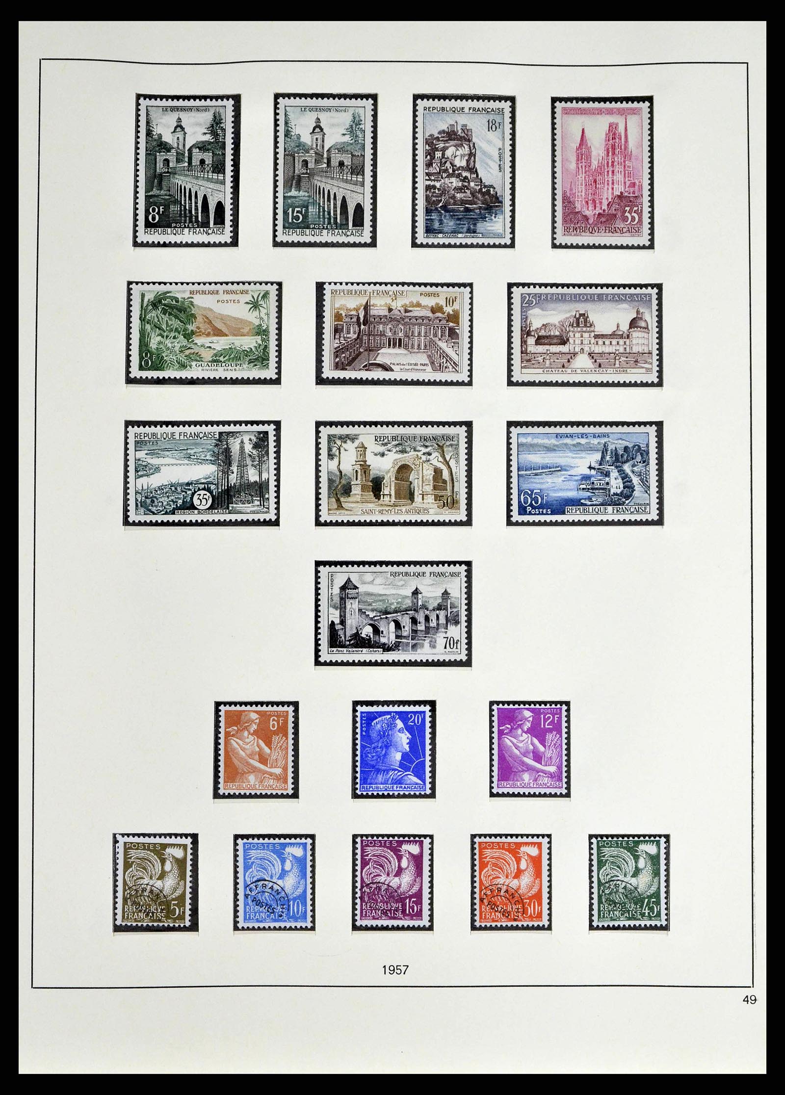 38640 0067 - Stamp collection 38640 France 1900-1974.