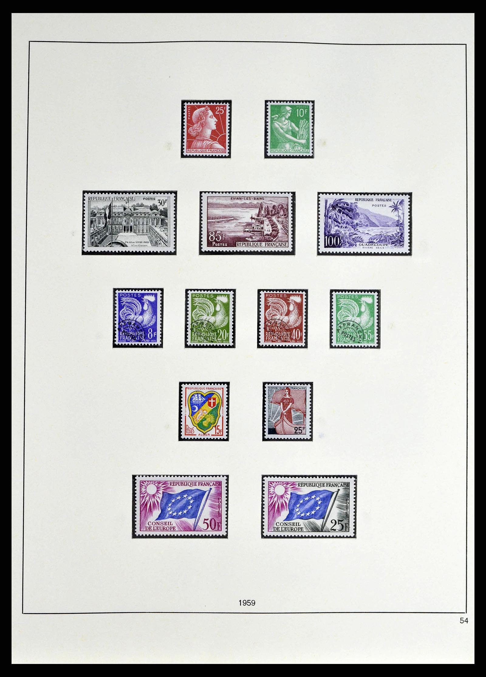 38640 0072 - Stamp collection 38640 France 1900-1974.