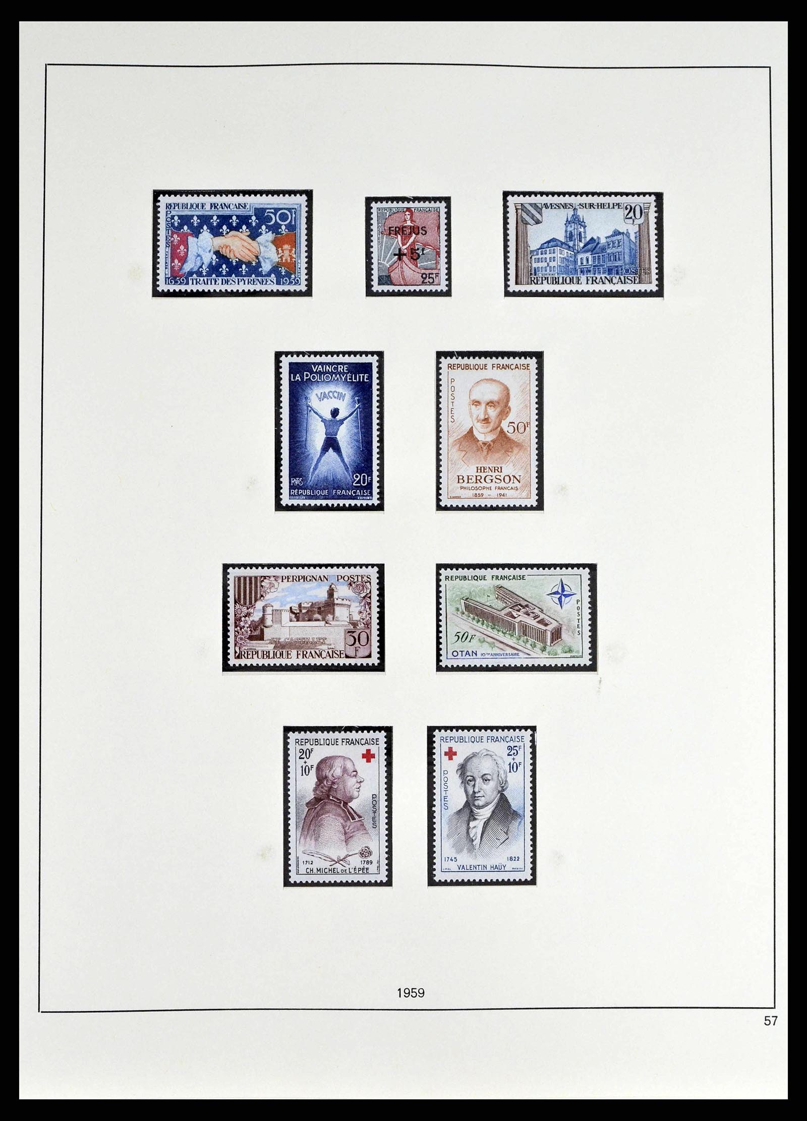 38640 0075 - Stamp collection 38640 France 1900-1974.