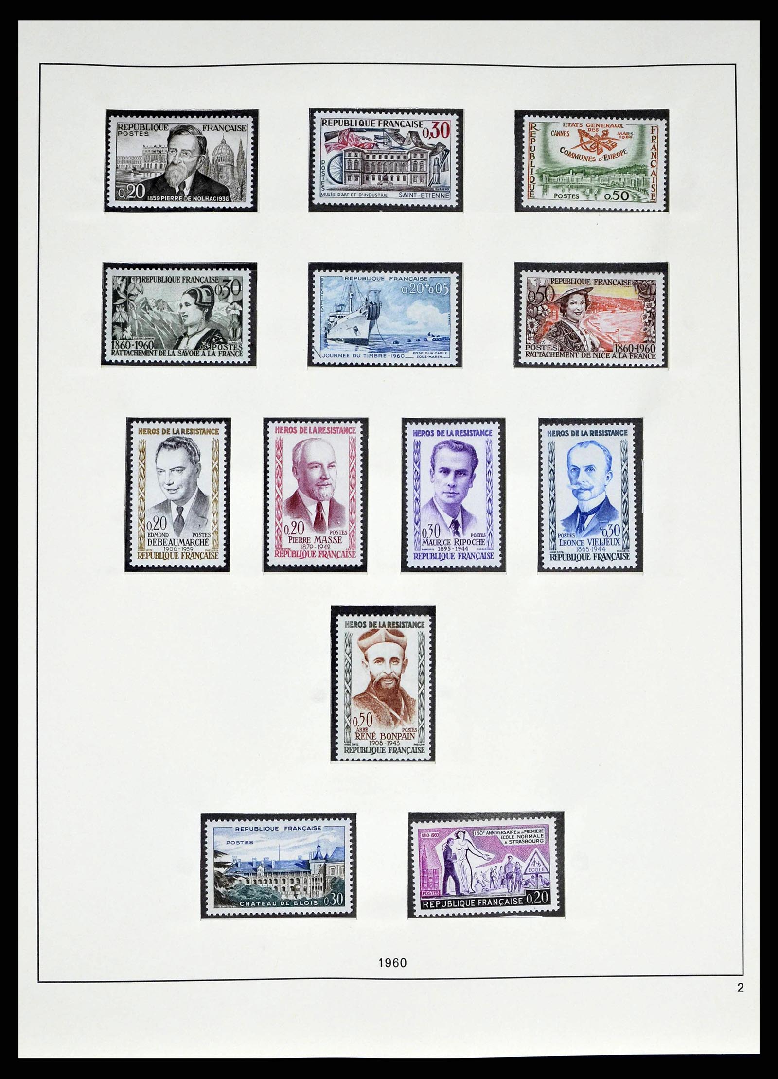 38640 0080 - Stamp collection 38640 France 1900-1974.