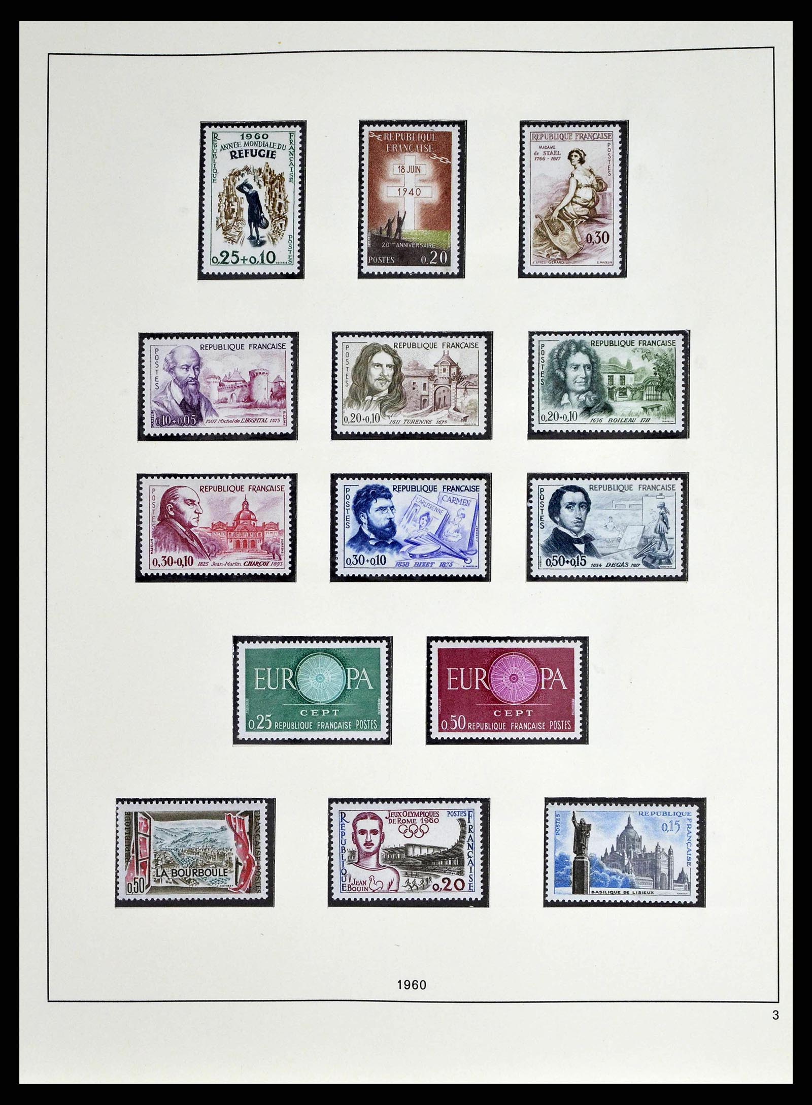 38640 0081 - Stamp collection 38640 France 1900-1974.