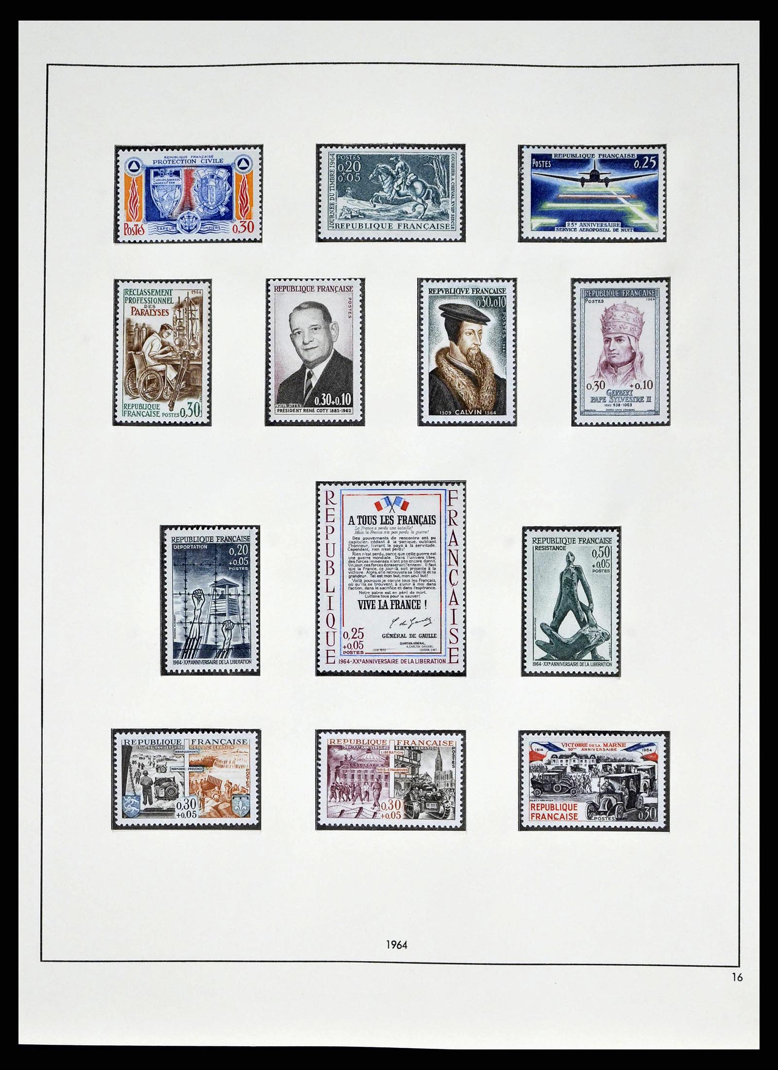 38640 0094 - Stamp collection 38640 France 1900-1974.