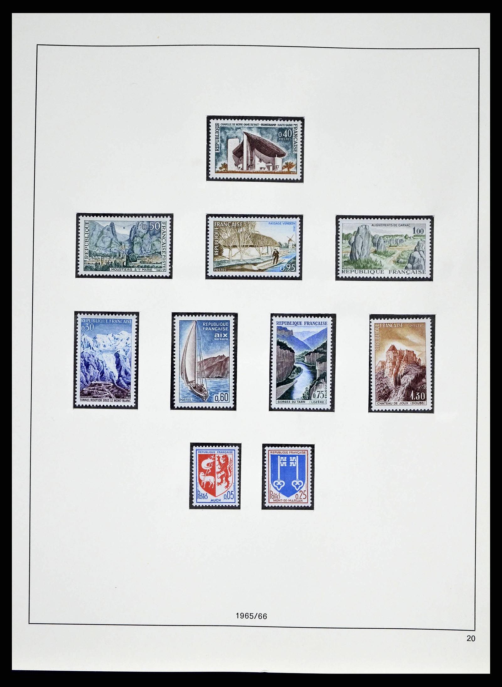 38640 0098 - Stamp collection 38640 France 1900-1974.