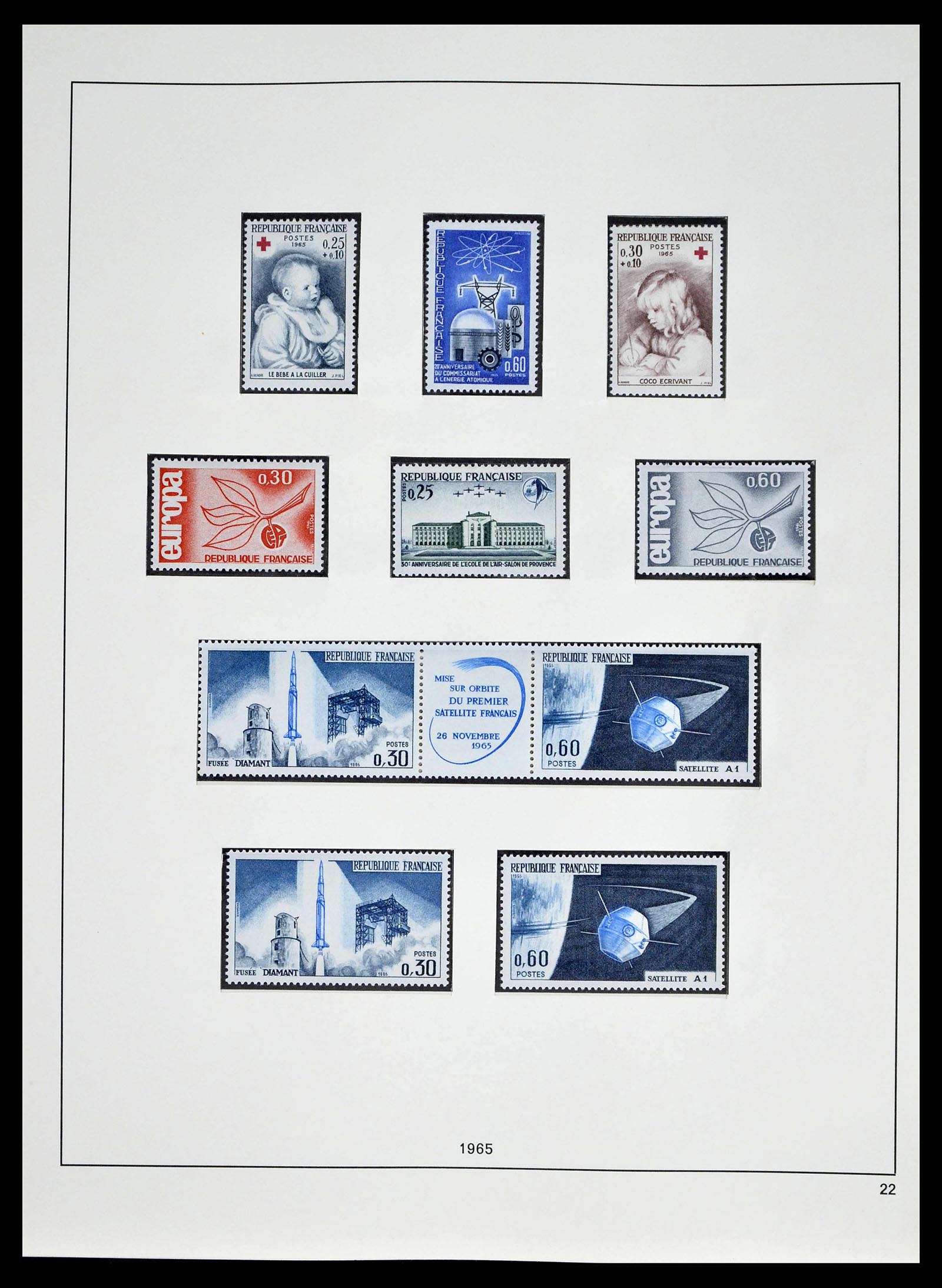 38640 0100 - Stamp collection 38640 France 1900-1974.