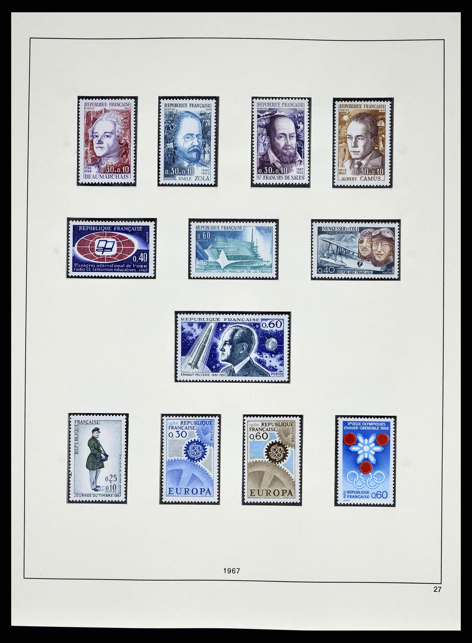 38640 0105 - Stamp collection 38640 France 1900-1974.