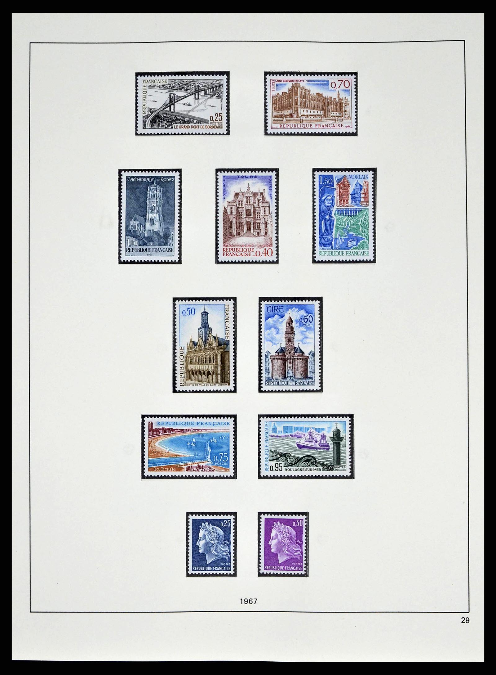 38640 0107 - Stamp collection 38640 France 1900-1974.