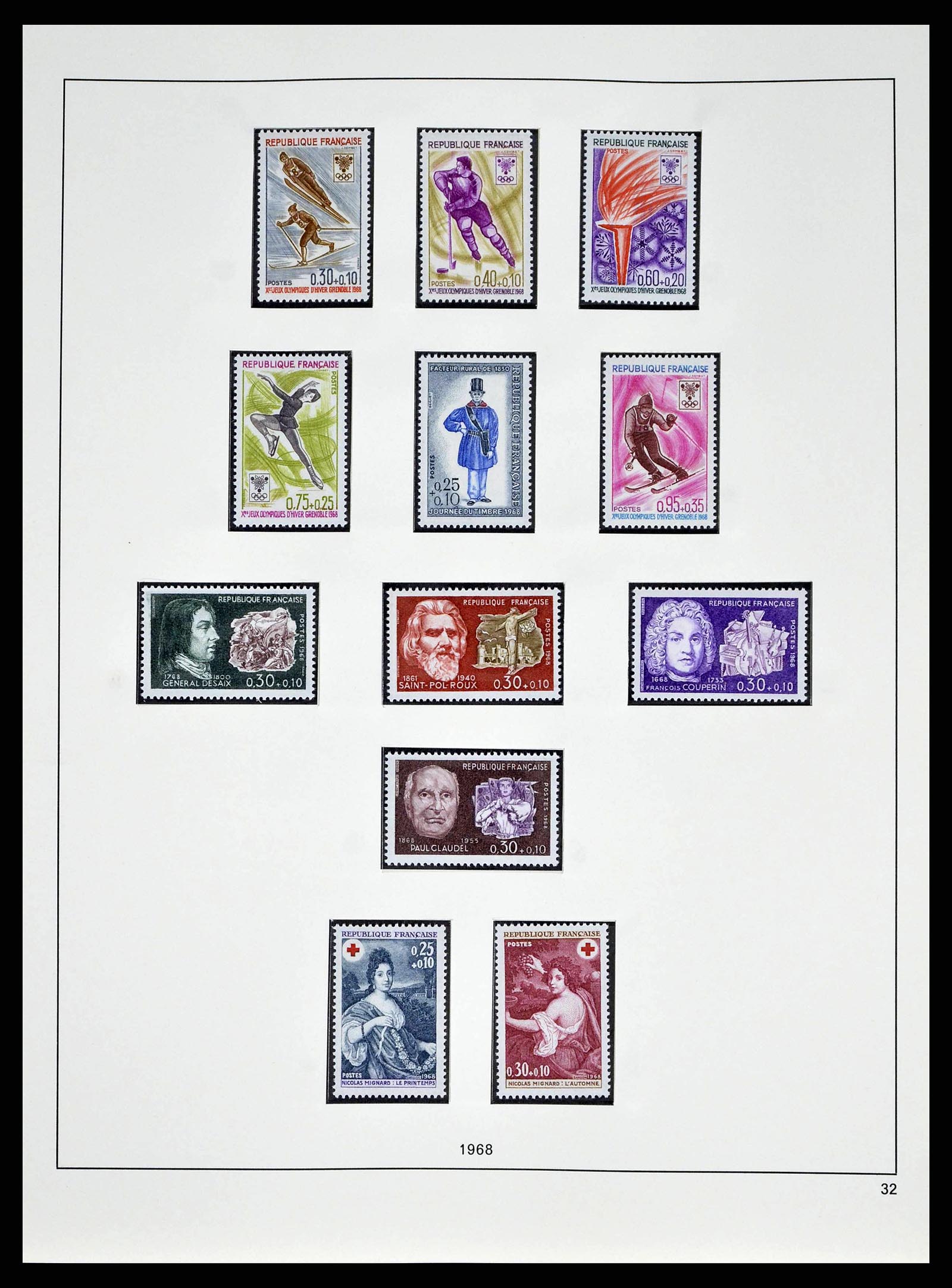 38640 0110 - Stamp collection 38640 France 1900-1974.