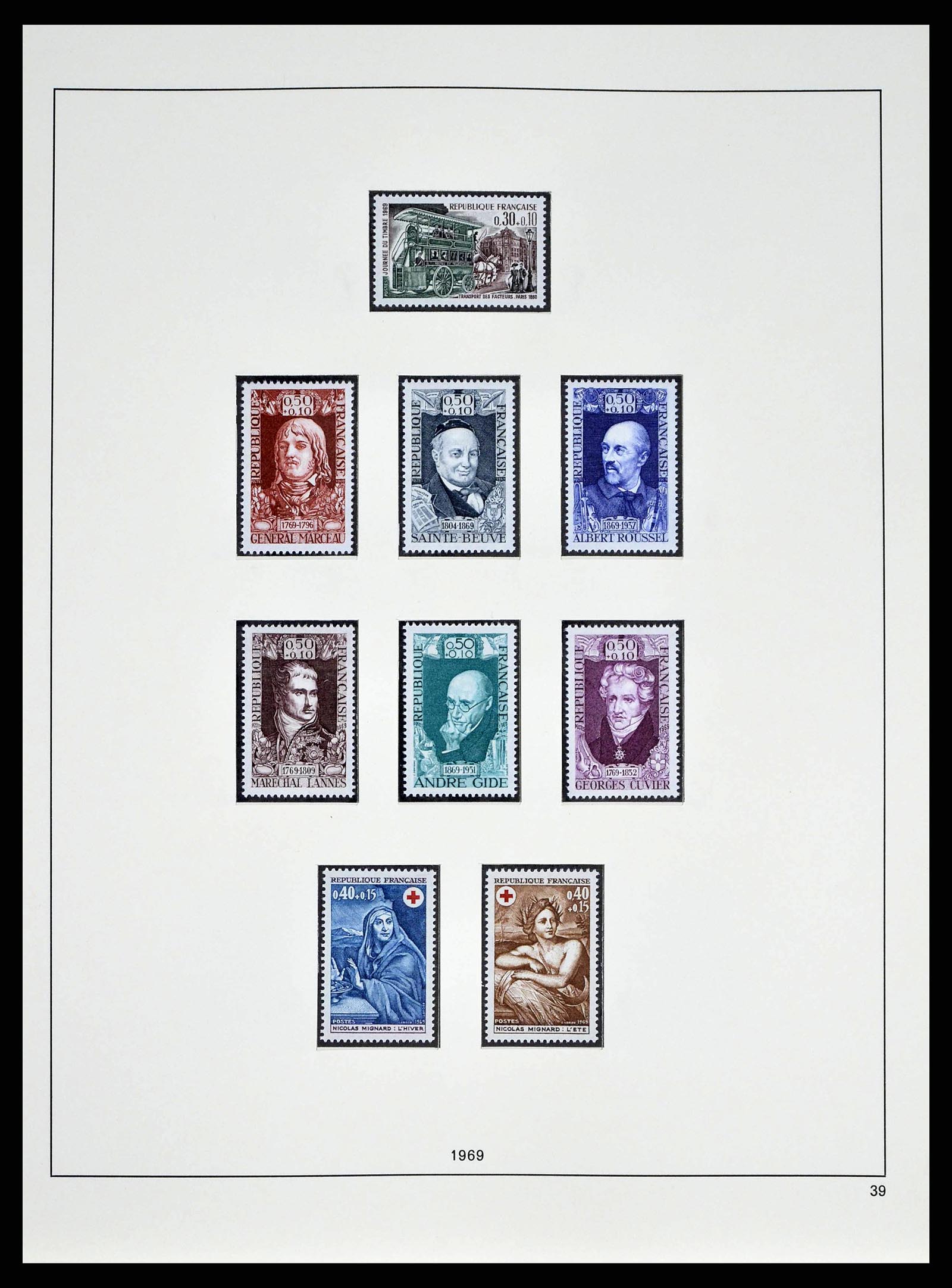 38640 0117 - Stamp collection 38640 France 1900-1974.