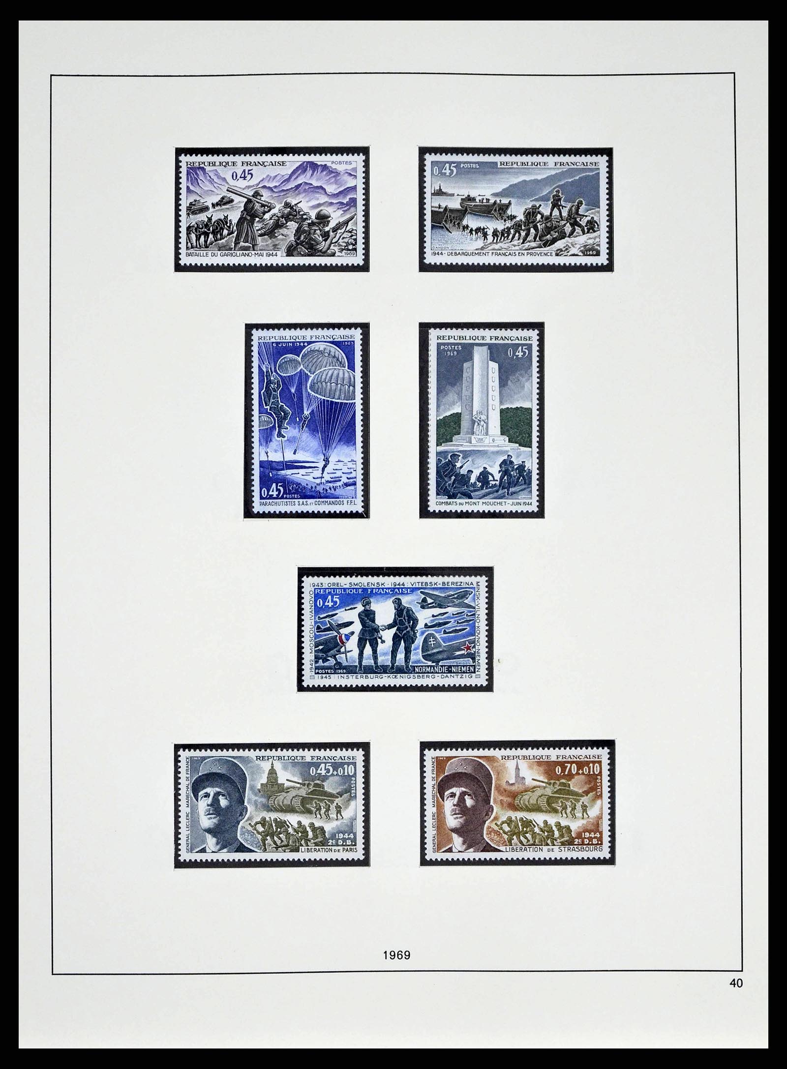 38640 0118 - Stamp collection 38640 France 1900-1974.