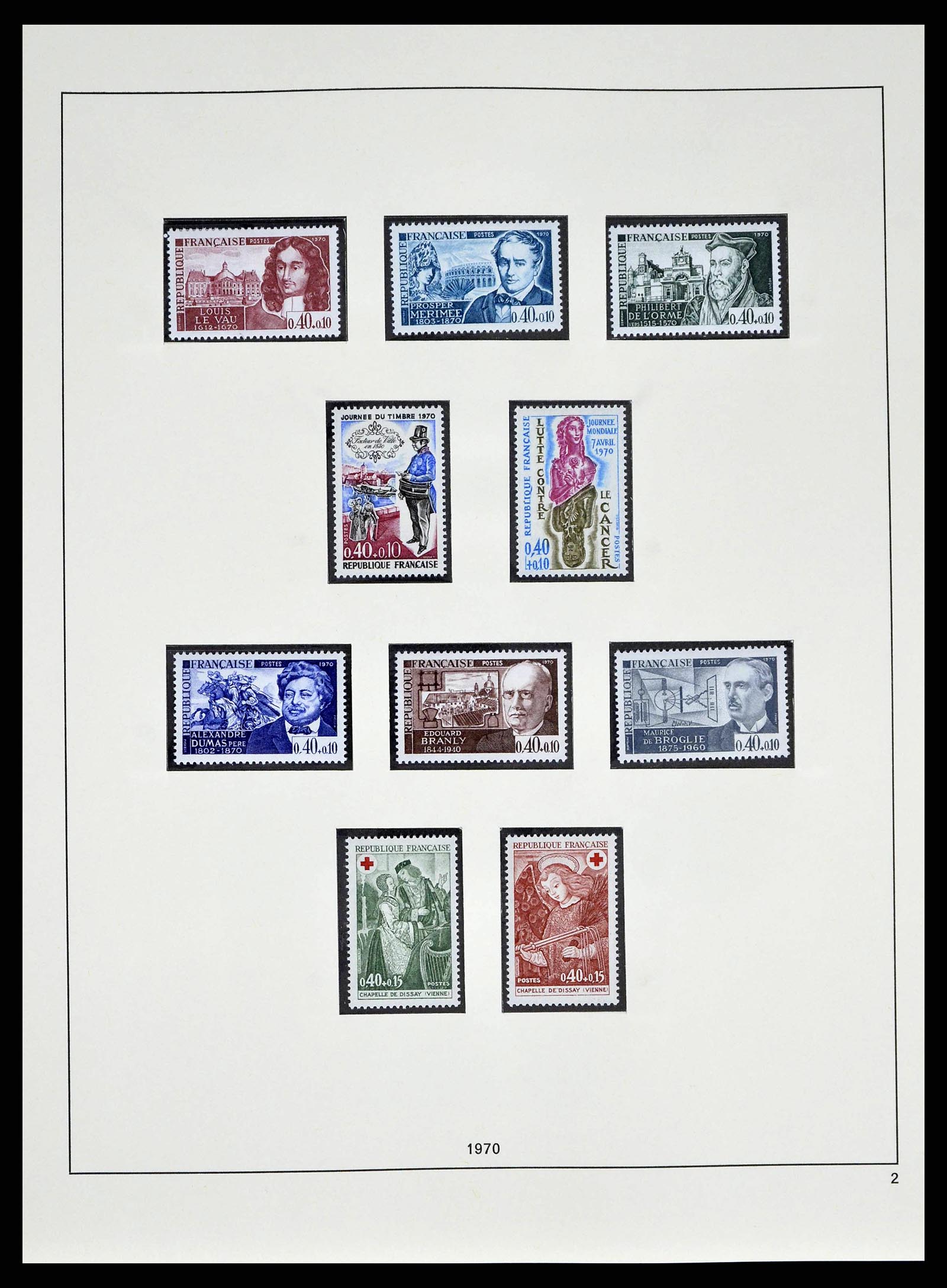 38640 0120 - Stamp collection 38640 France 1900-1974.