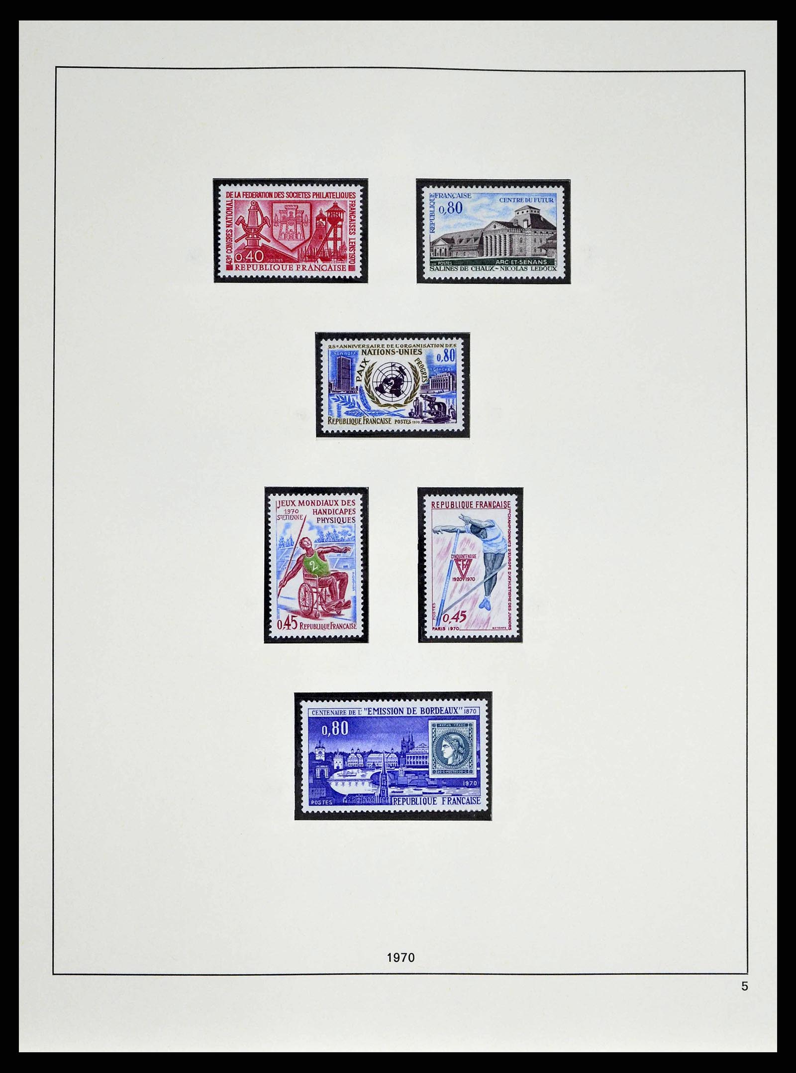 38640 0123 - Stamp collection 38640 France 1900-1974.