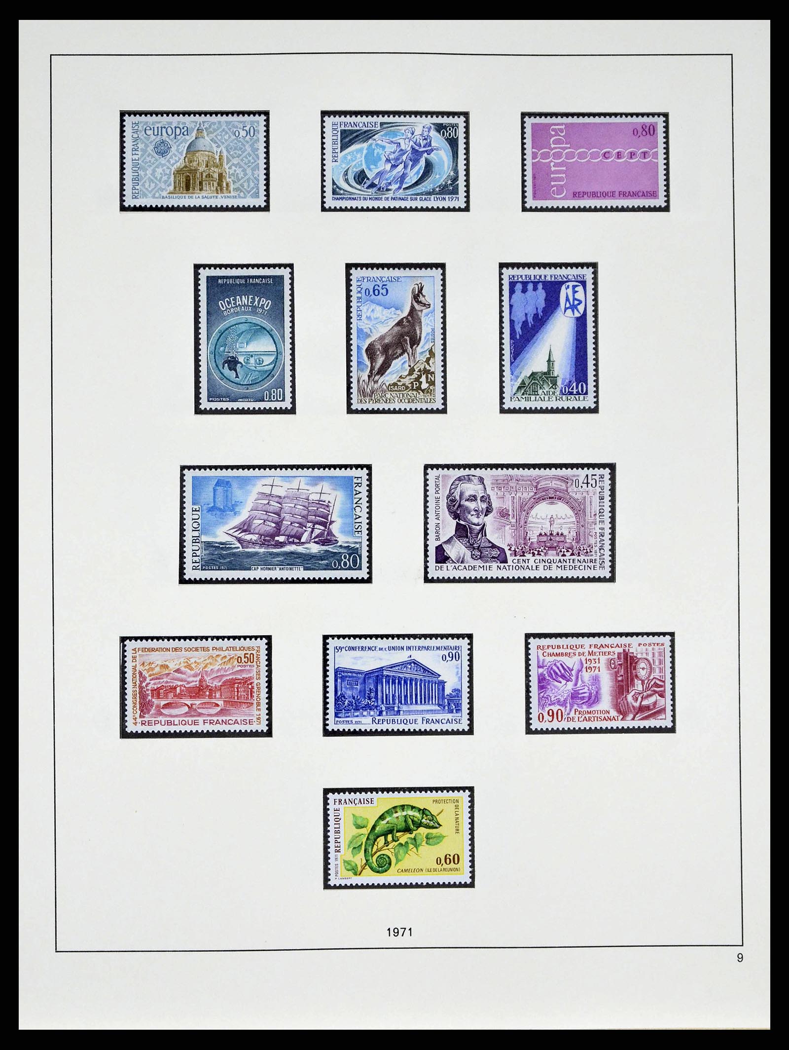 38640 0127 - Stamp collection 38640 France 1900-1974.
