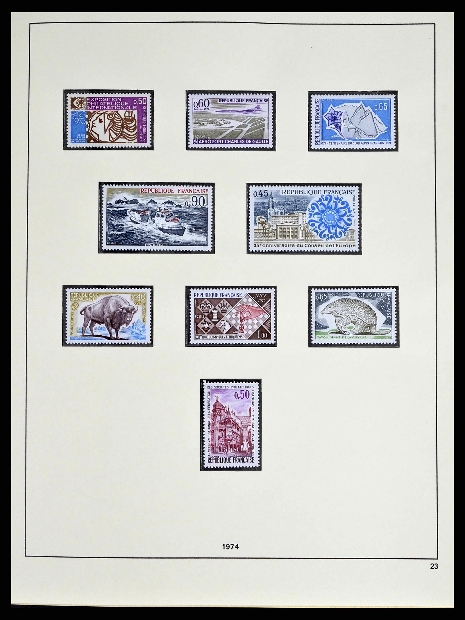 38640 0142 - Postzegelverzameling 38640 Frankrijk 1900-1974.