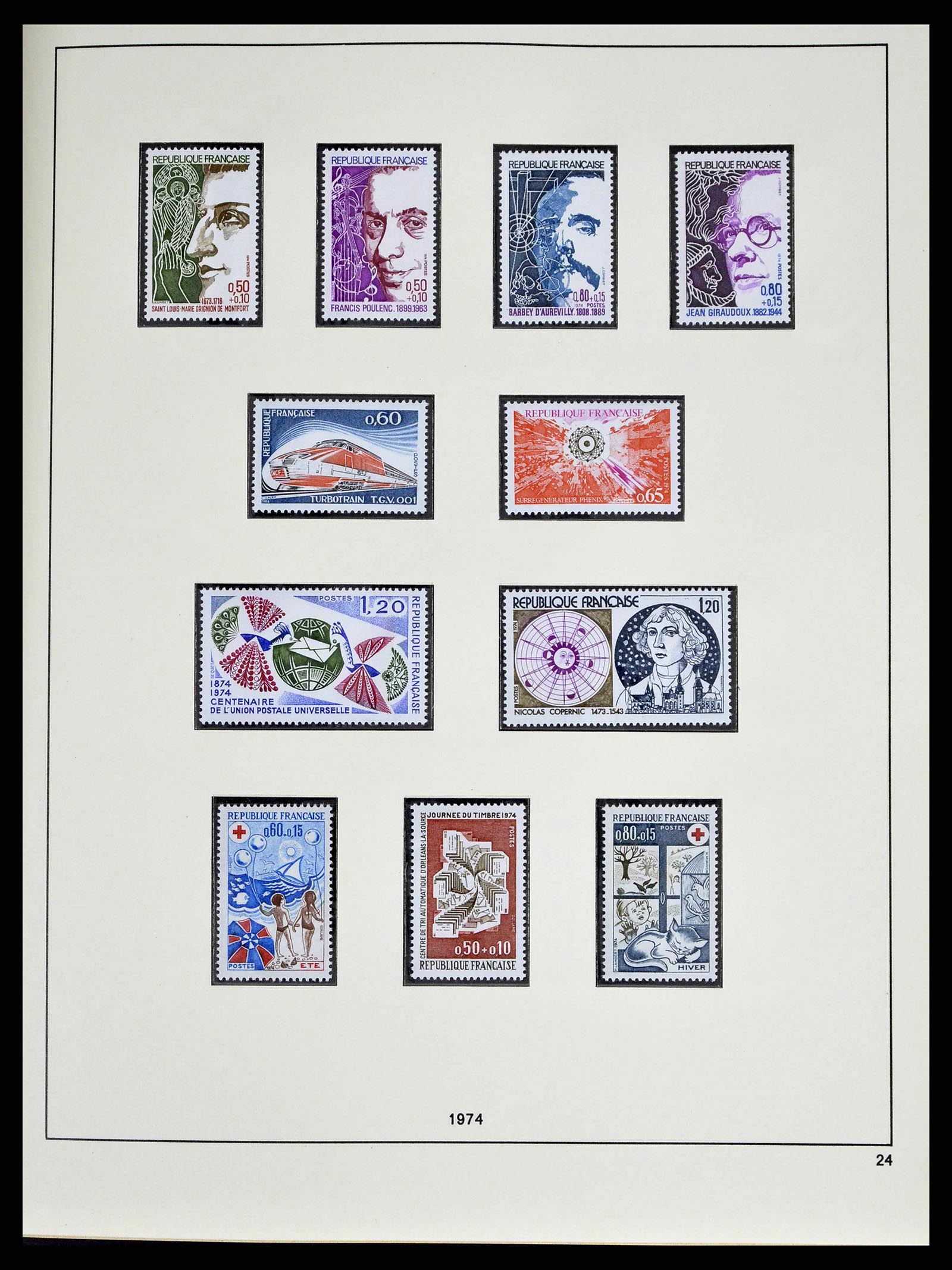 38640 0143 - Postzegelverzameling 38640 Frankrijk 1900-1974.