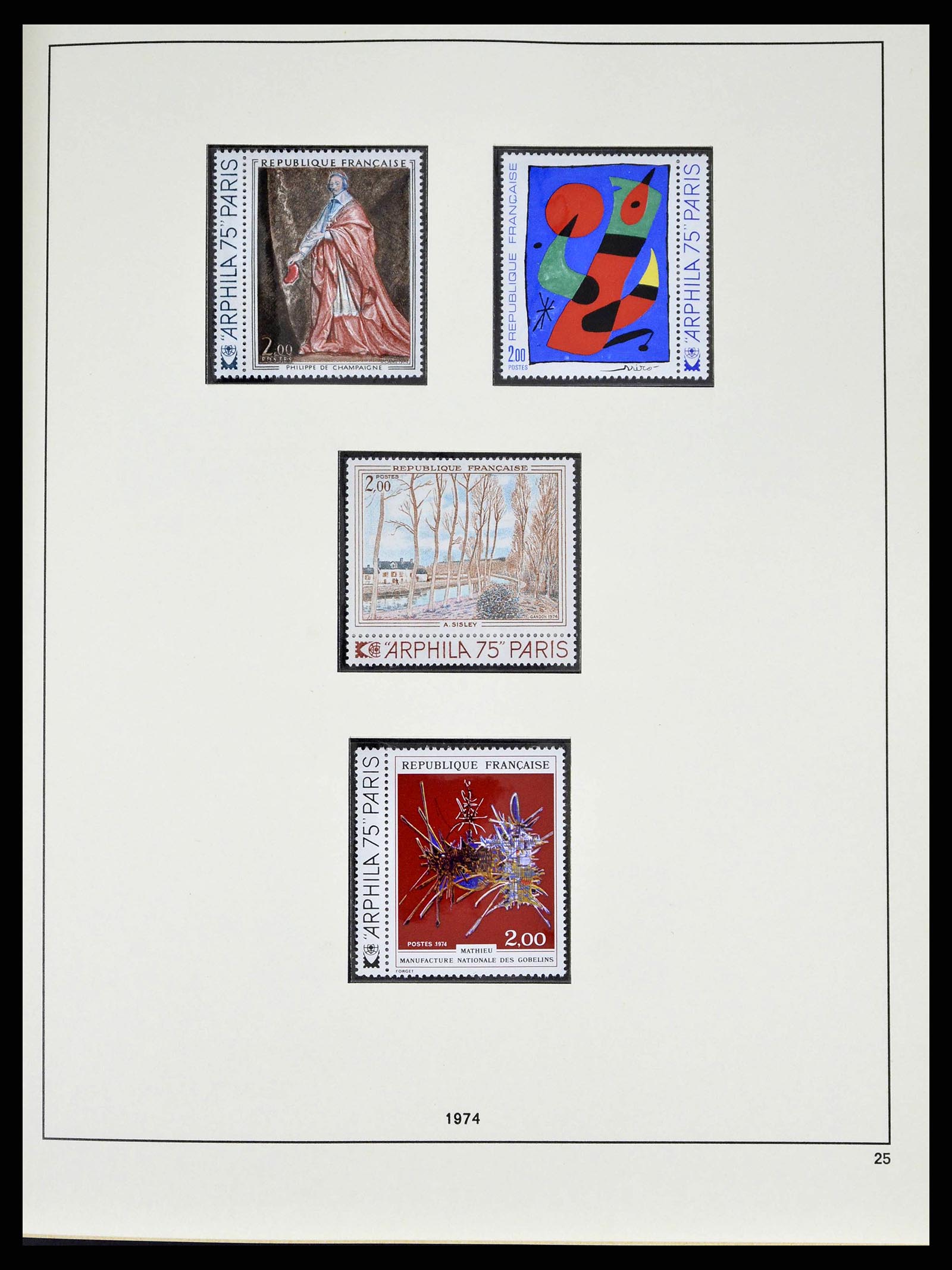 38640 0144 - Postzegelverzameling 38640 Frankrijk 1900-1974.