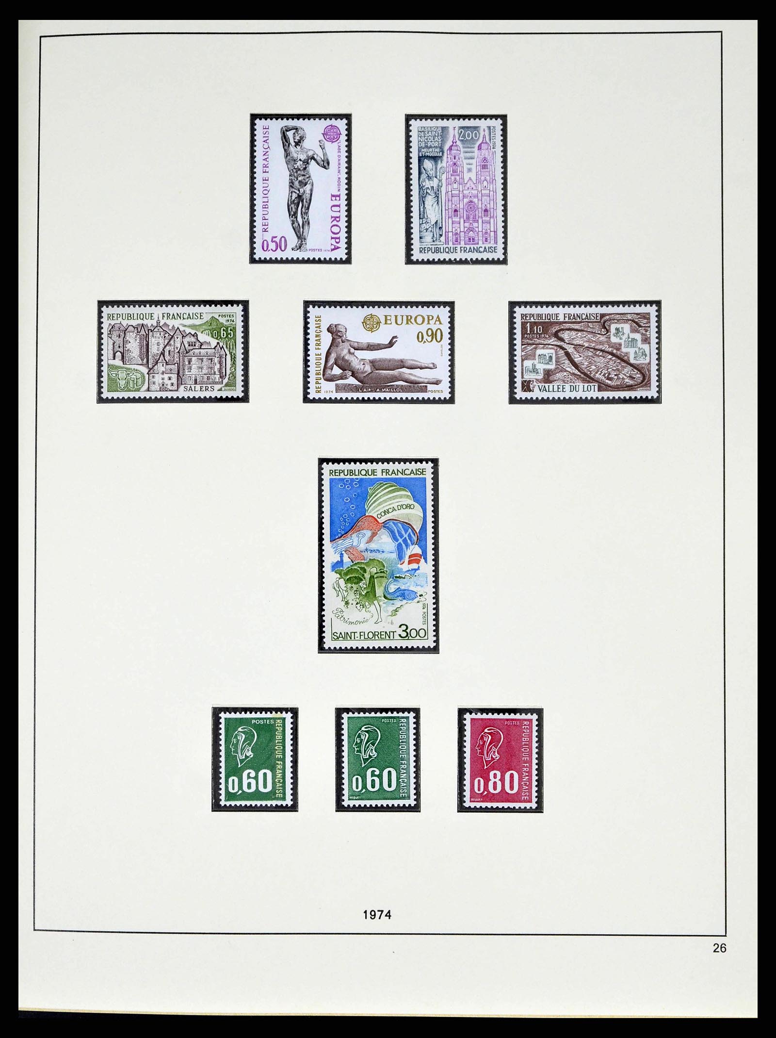 38640 0145 - Postzegelverzameling 38640 Frankrijk 1900-1974.