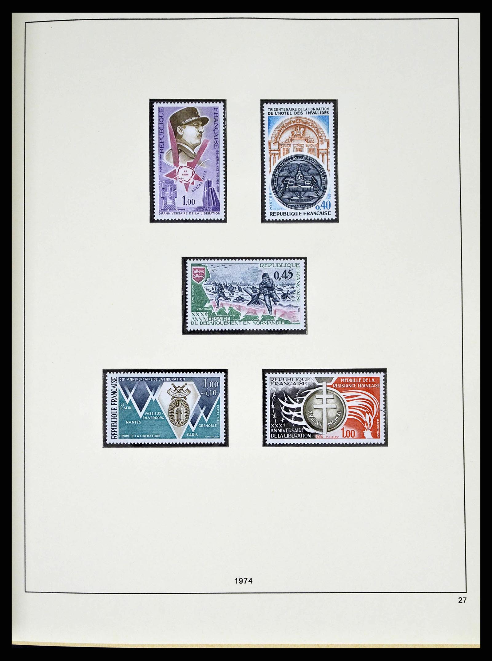38640 0146 - Postzegelverzameling 38640 Frankrijk 1900-1974.