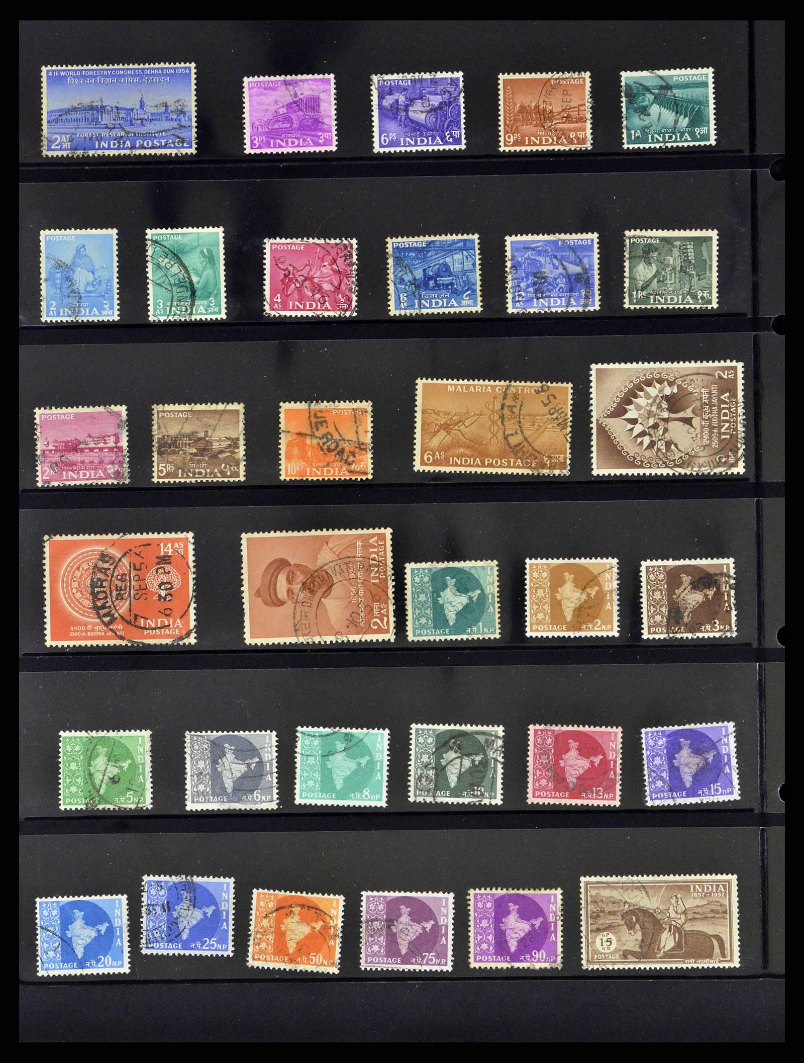 38642 0003 - Stamp collection 38642 India 1949-2012.