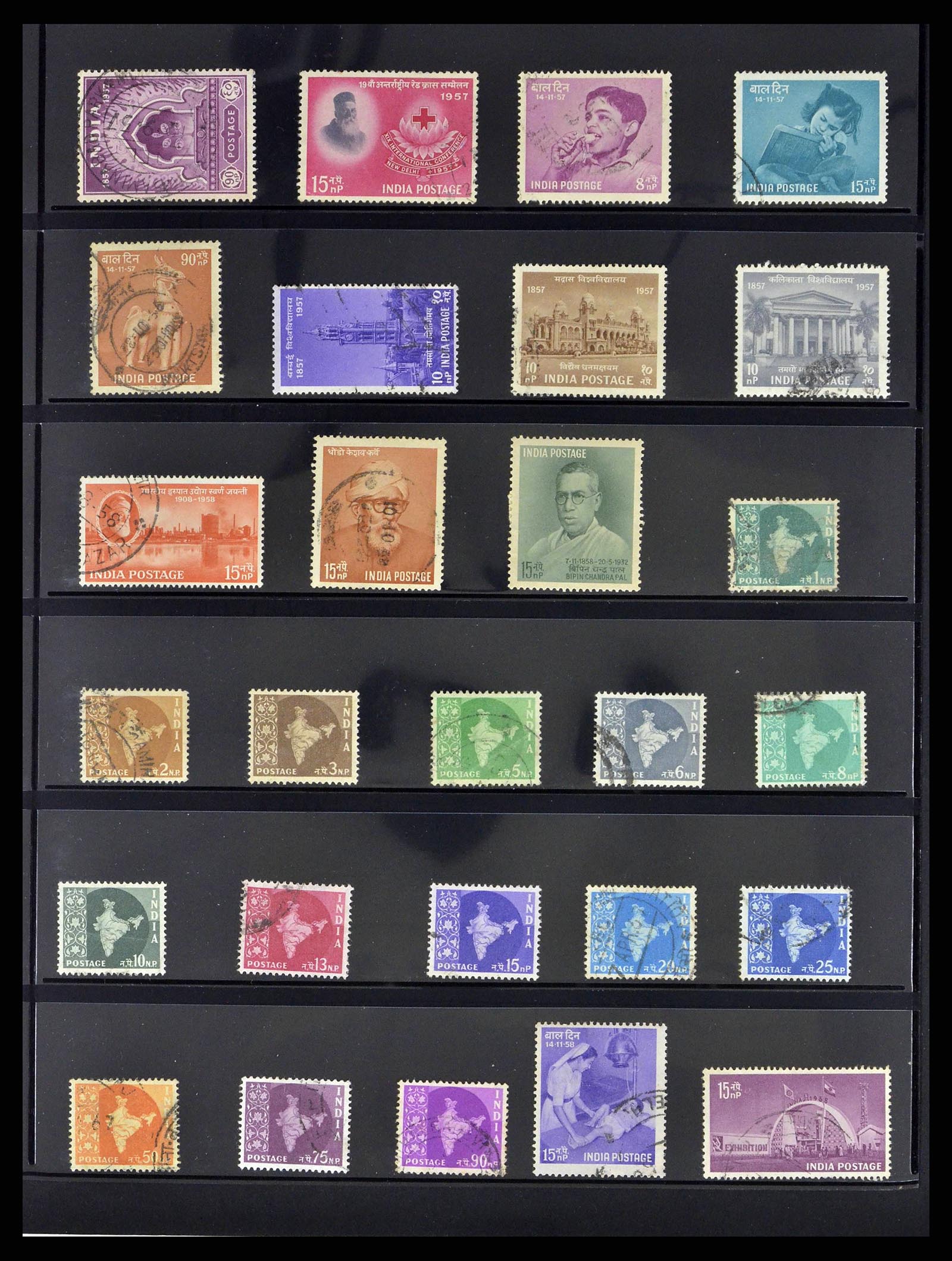 38642 0004 - Stamp collection 38642 India 1949-2012.
