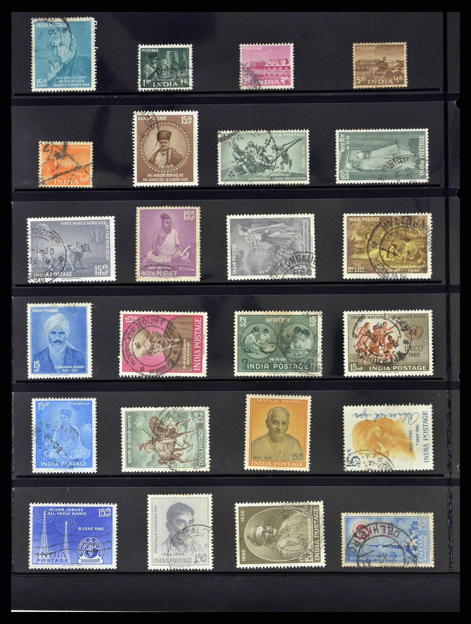 38642 0005 - Stamp collection 38642 India 1949-2012.