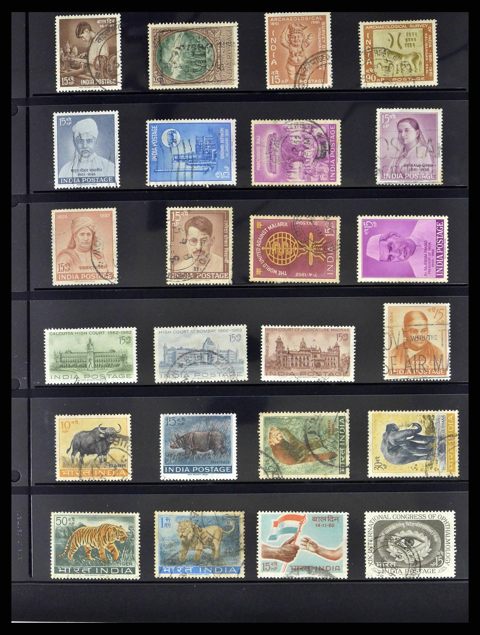 38642 0006 - Stamp collection 38642 India 1949-2012.