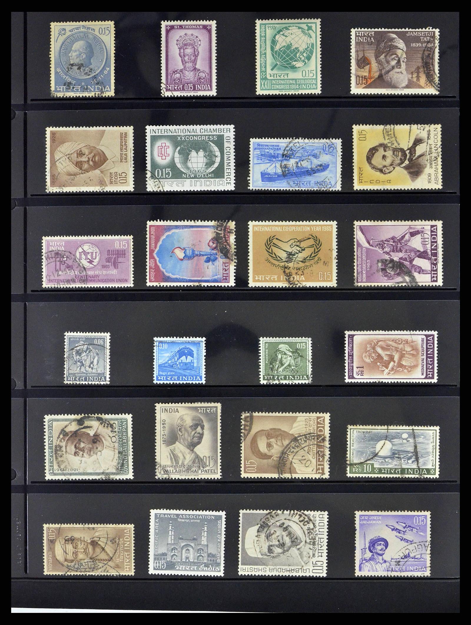 38642 0008 - Stamp collection 38642 India 1949-2012.
